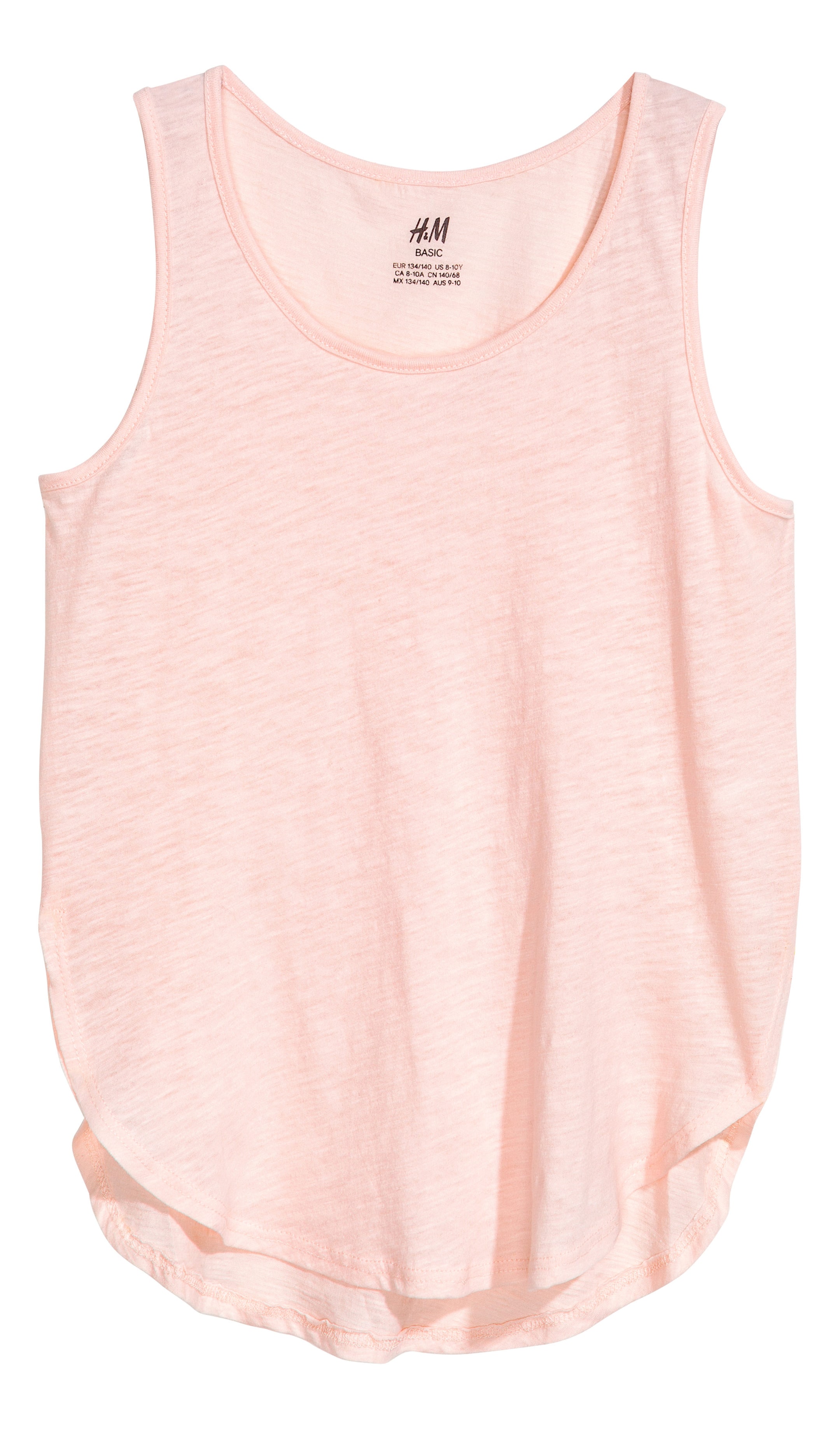 Näytä suurempi kuva: Trikoinen tanktoppi - Vaaleanroosa - Kids | H&M FI 1