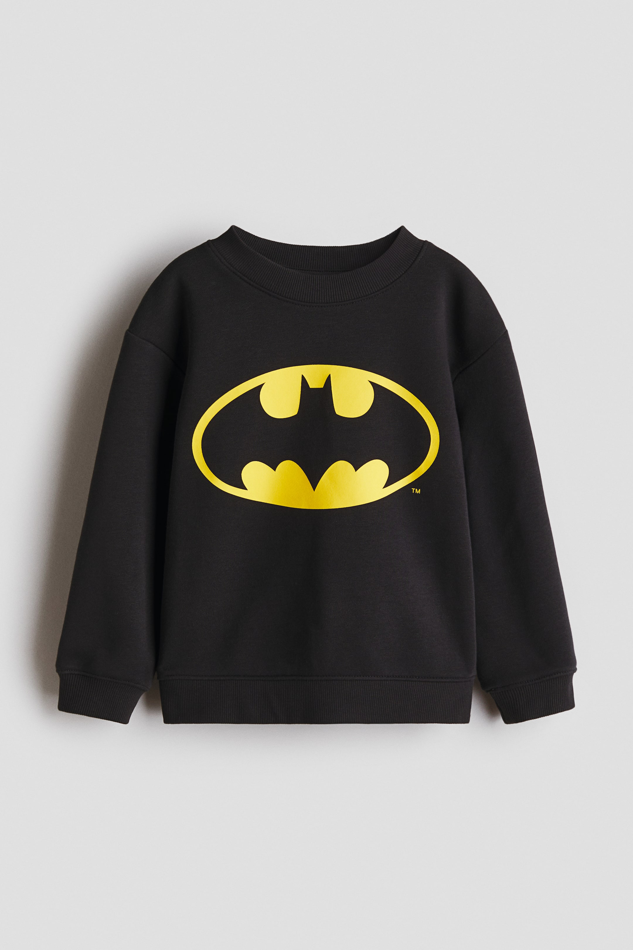 Vezi imaginea mai mare: Bluză din molton cu imprimeuri - Negru/Batman - COPII | H&M RO 1