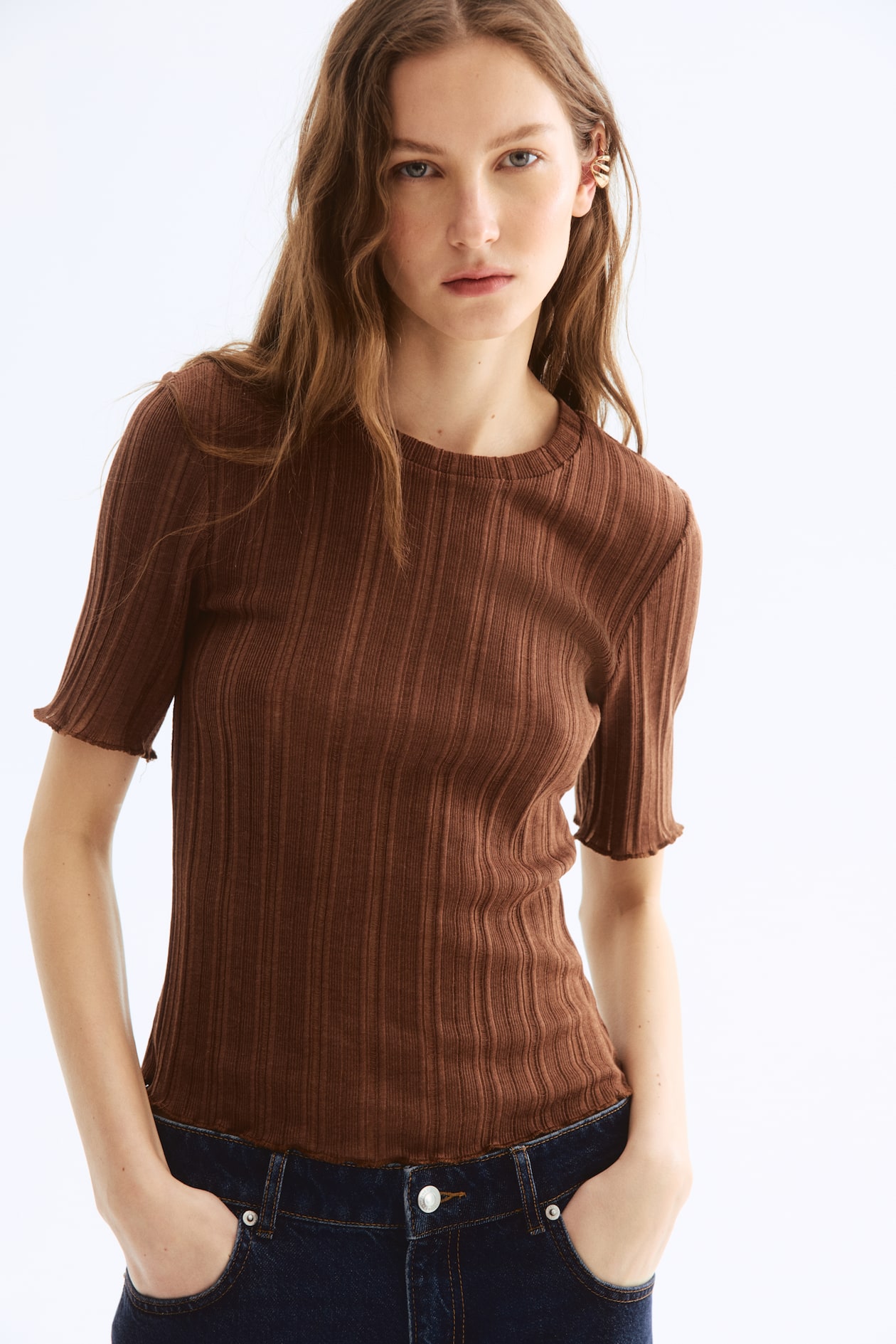 Rib-Knit Top