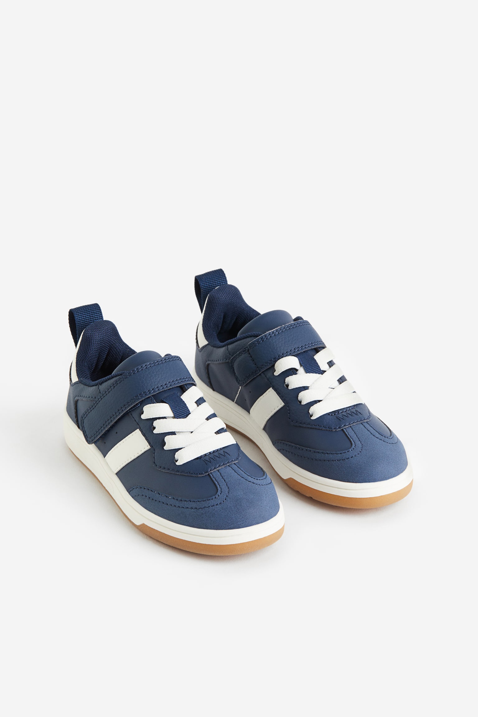 Sneakers - Navy blue/White/White/Beige - 1