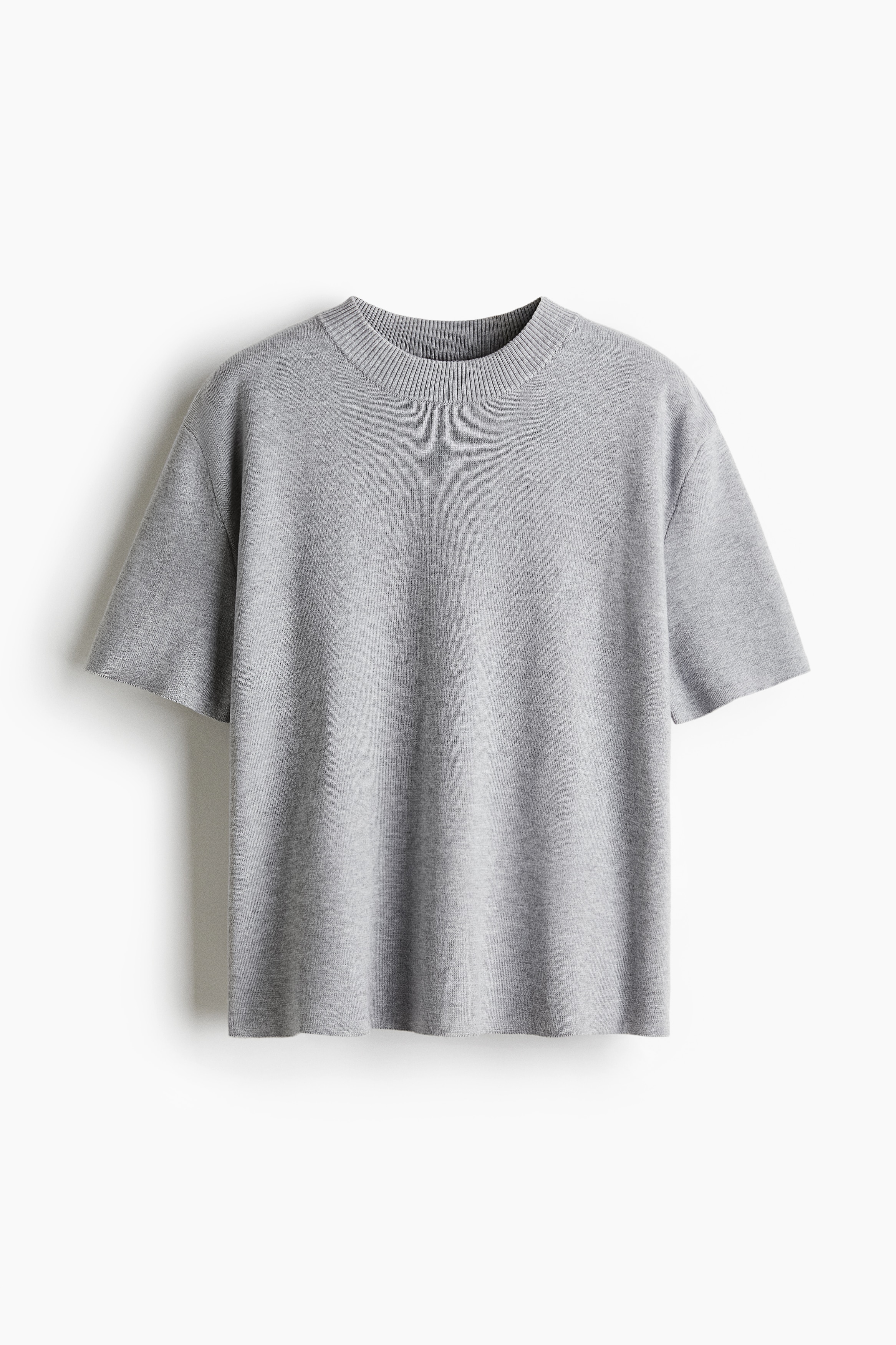 ファインニットトップス - グレーメランジ