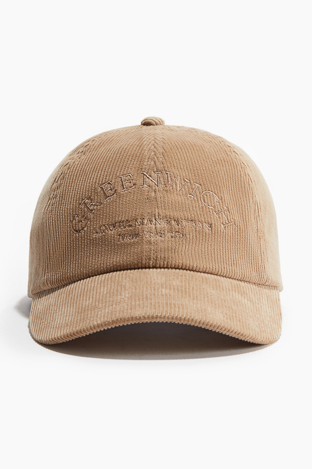 Casquette Baseball Velours Côtelé Snapback Rétro Unisexe - Broderie Hip-Hop Coton Denim