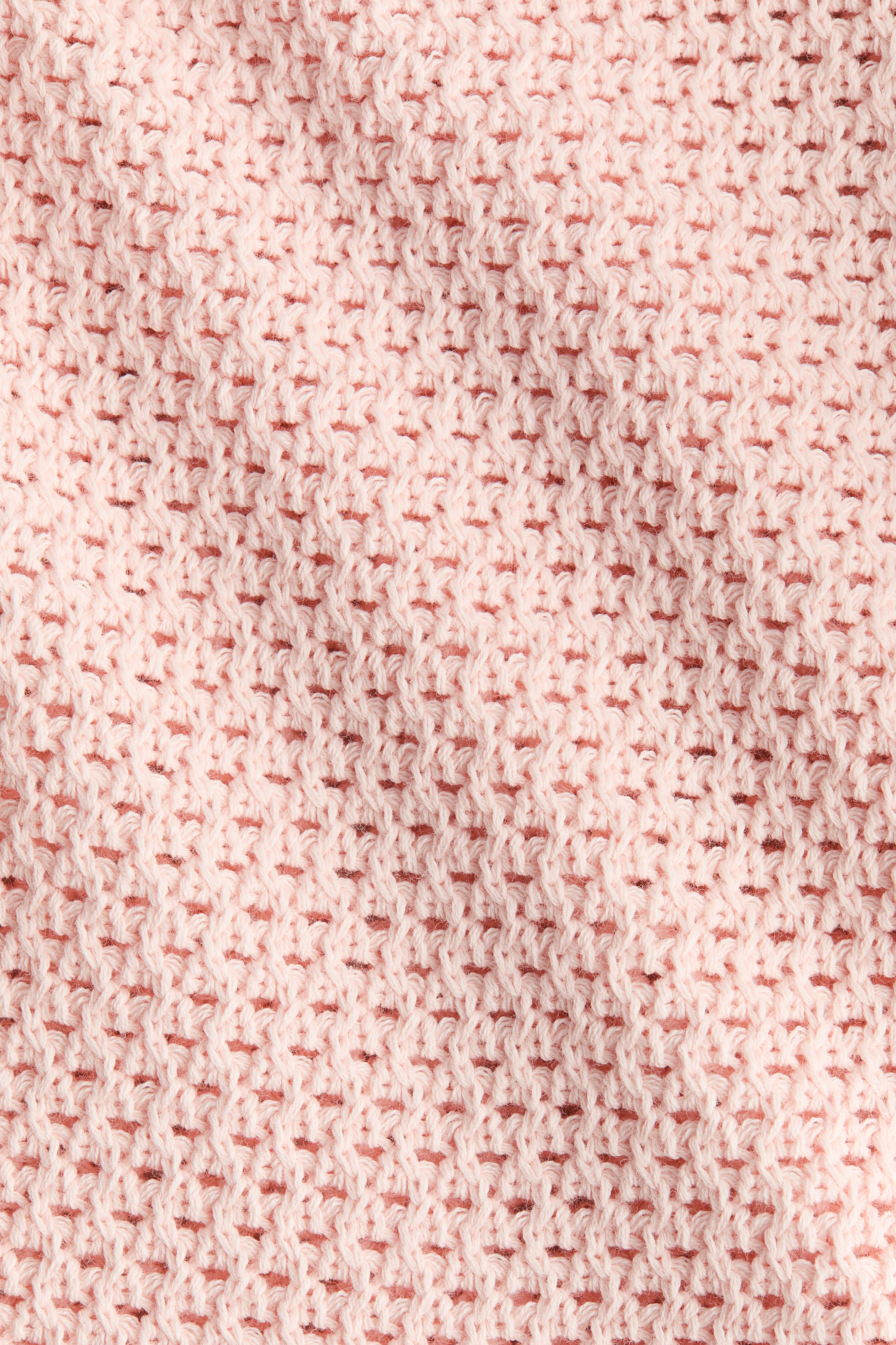 View larger image: Hole-knit cotton jumper - Light pink - Kids | H&M US 2