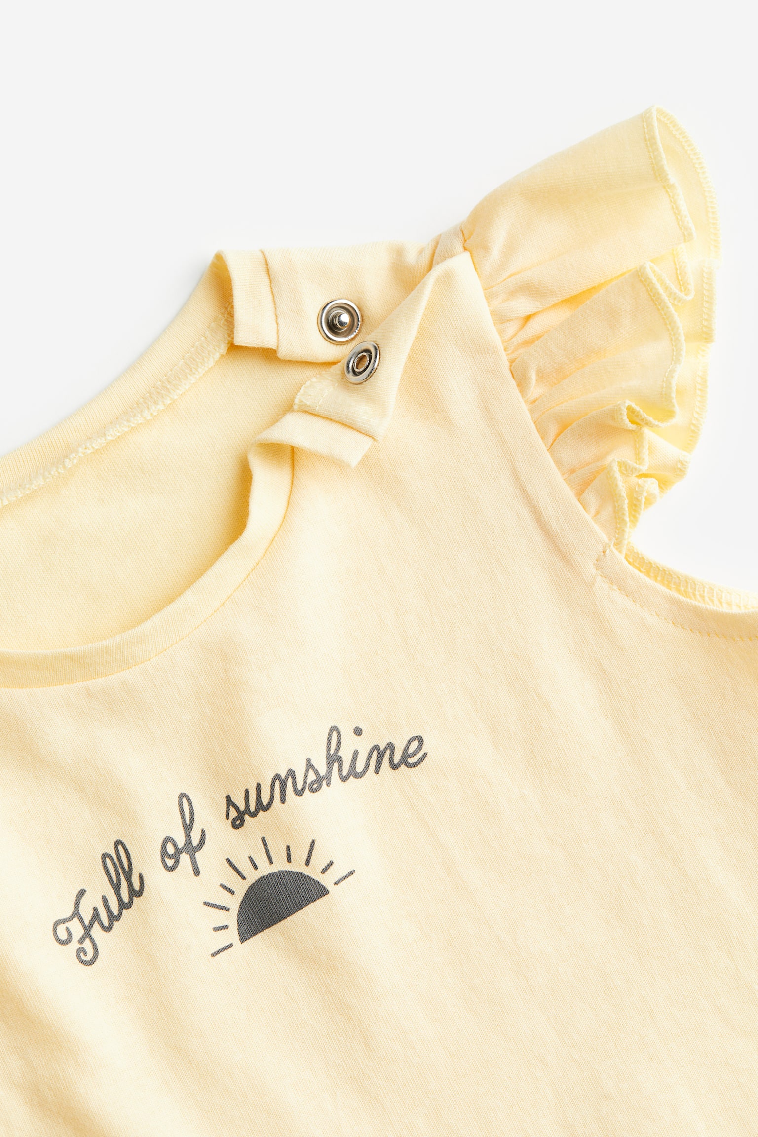 Print Tee - Light yellow/Full of Sunshine/White/Pink floral/Light blue/Sunny Days - 2