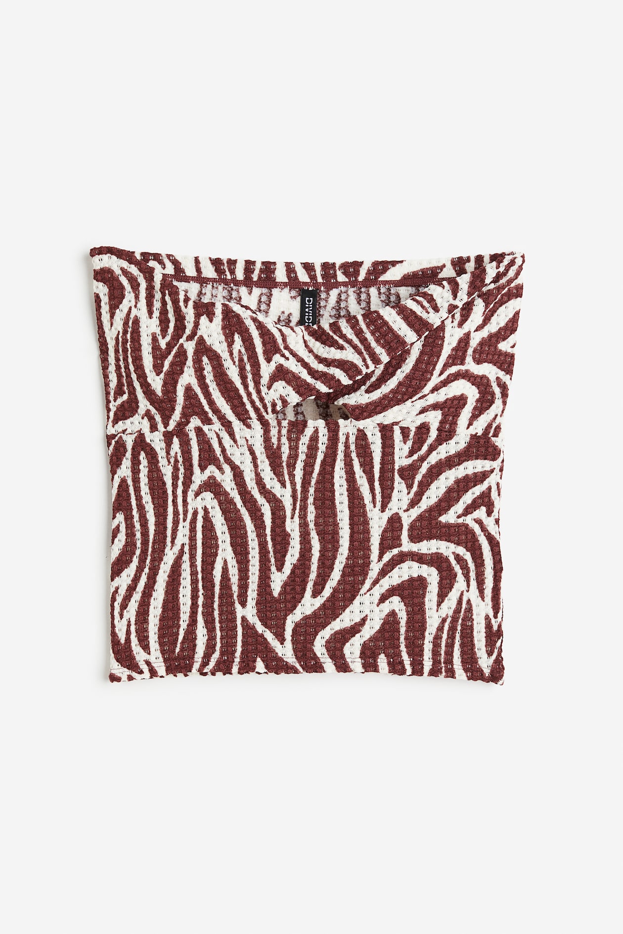 twist-detail-bandeau-top-dark-brown-zebra-print-ladies-h-m-gb