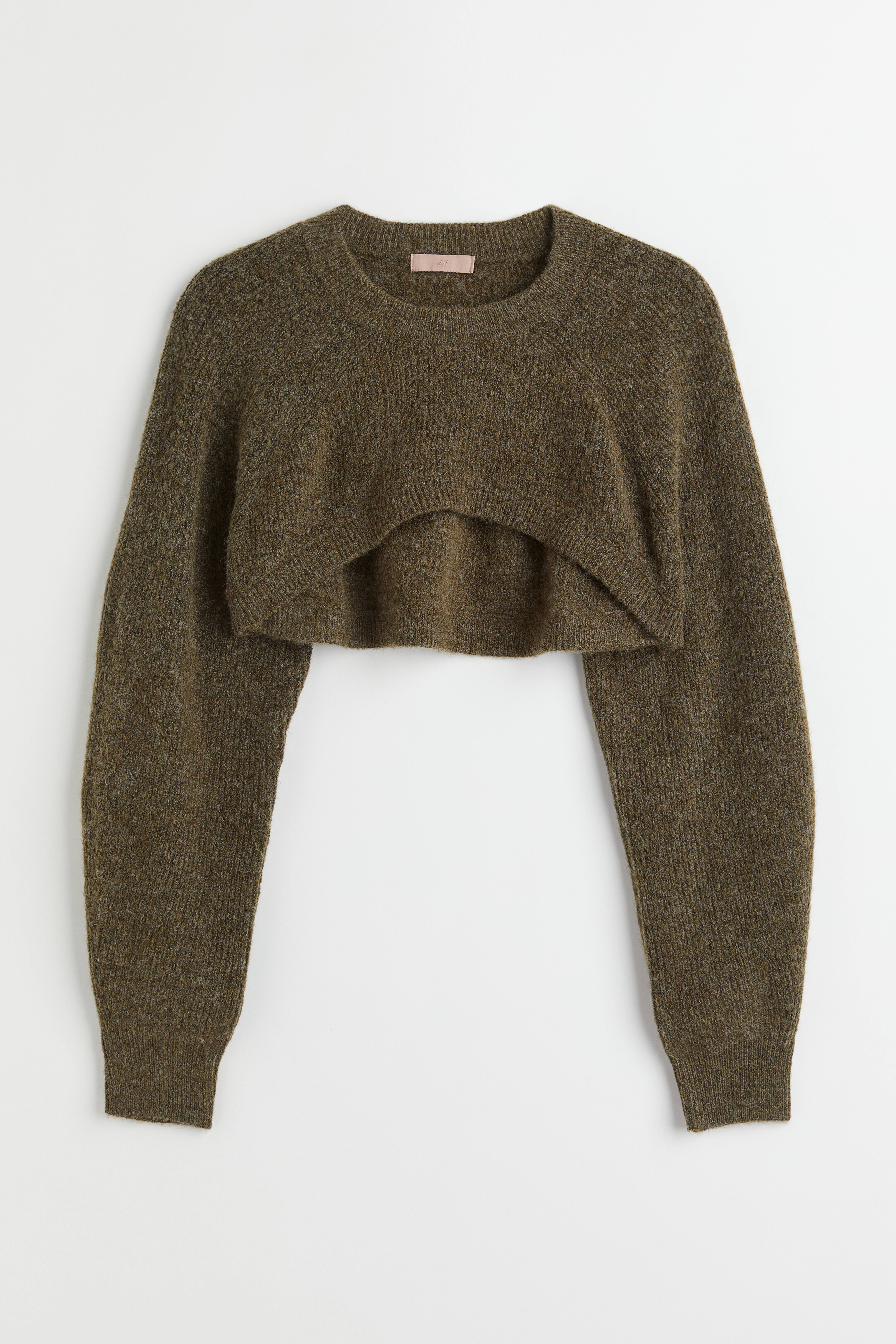 H&M cropped purchases sweater