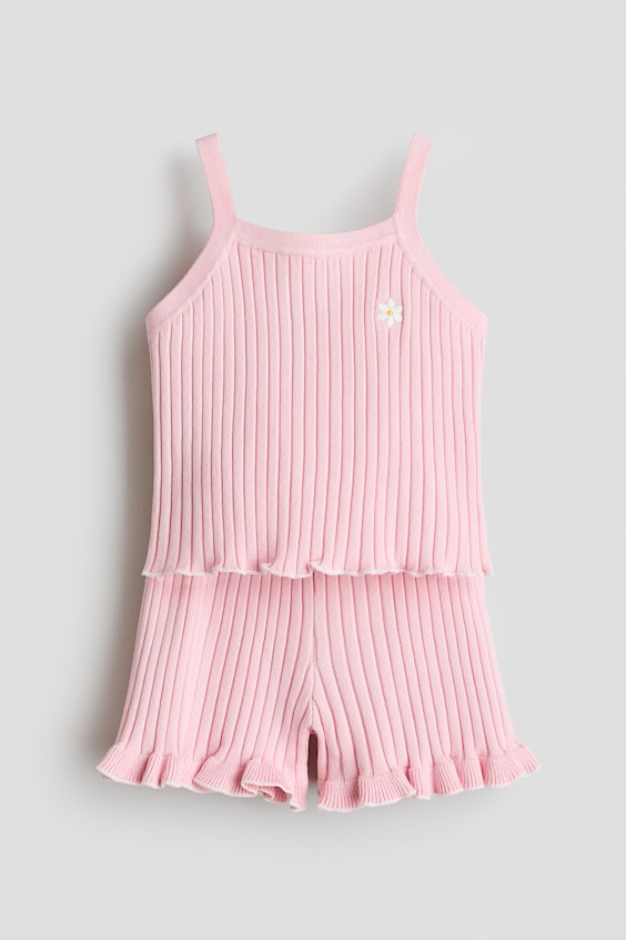 Детские топы H&M 2-Piece Rib-Knit Set
