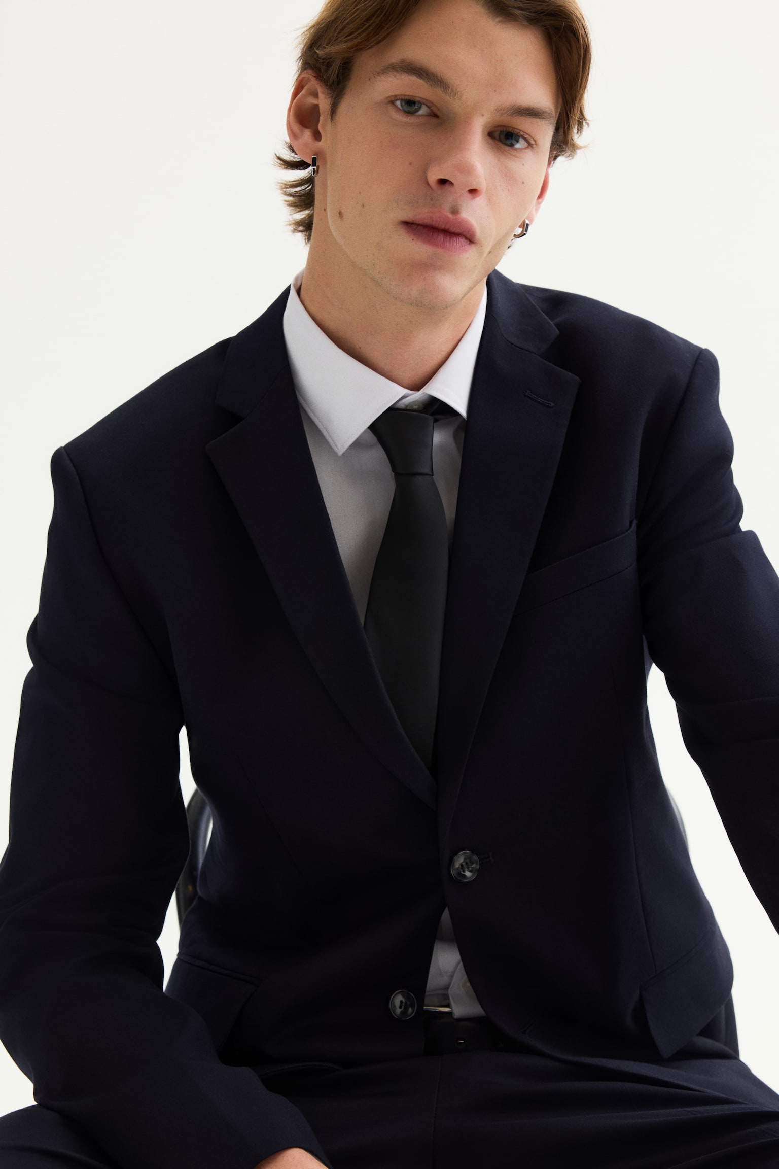 Slim Fit Jacket - Navy blue/Black/Navy blue/Beige/Dark grey/Dark beige/Dark brown - 7