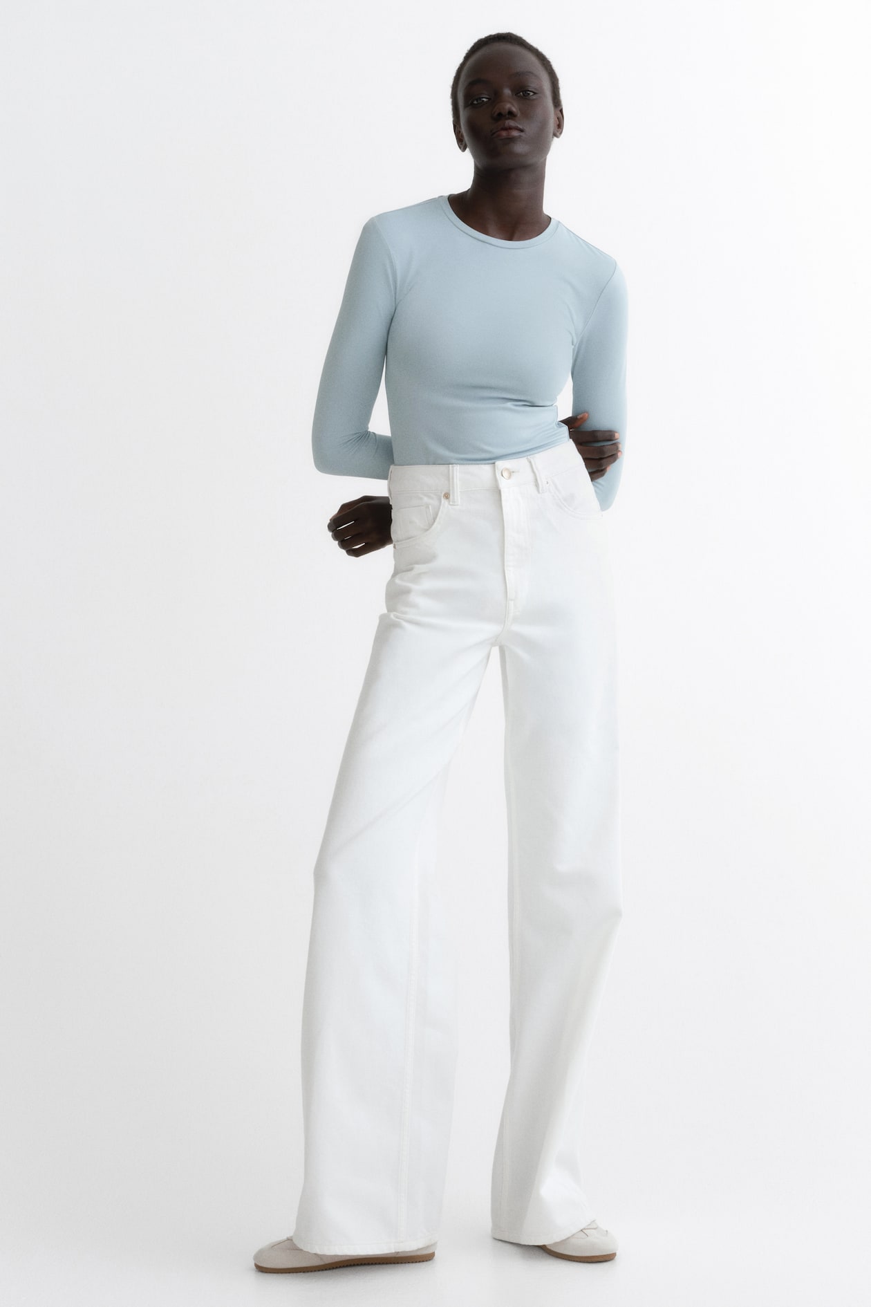 Long-sleeved Microfiber Top - image 3