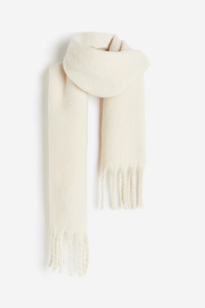 Skjerf - Cream/Cream/Sort/Mørk grå/Light grey - 1