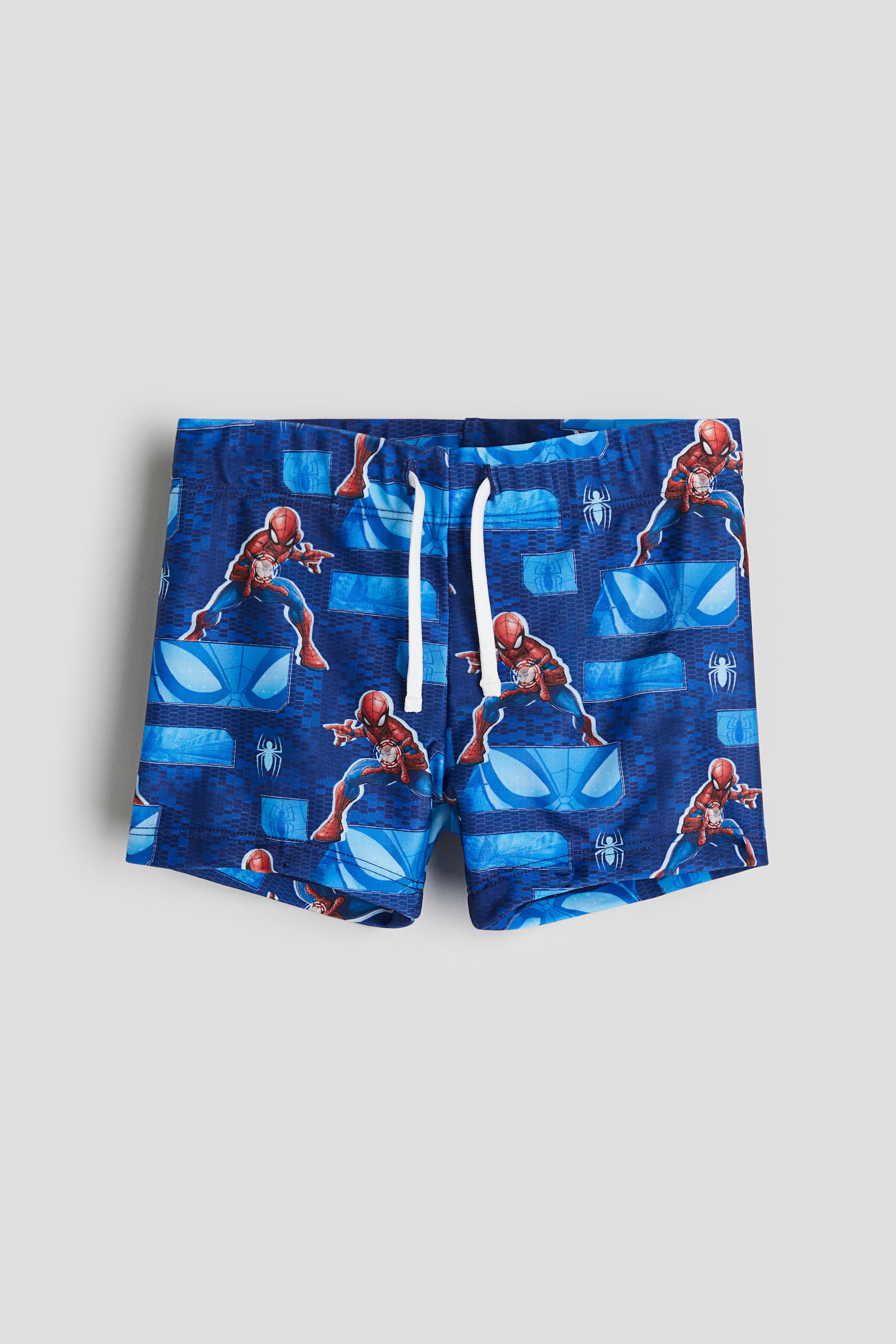 Bañador estampado - Cintura estándar - Azul/Spiderman - NIÑOS | H&M ES