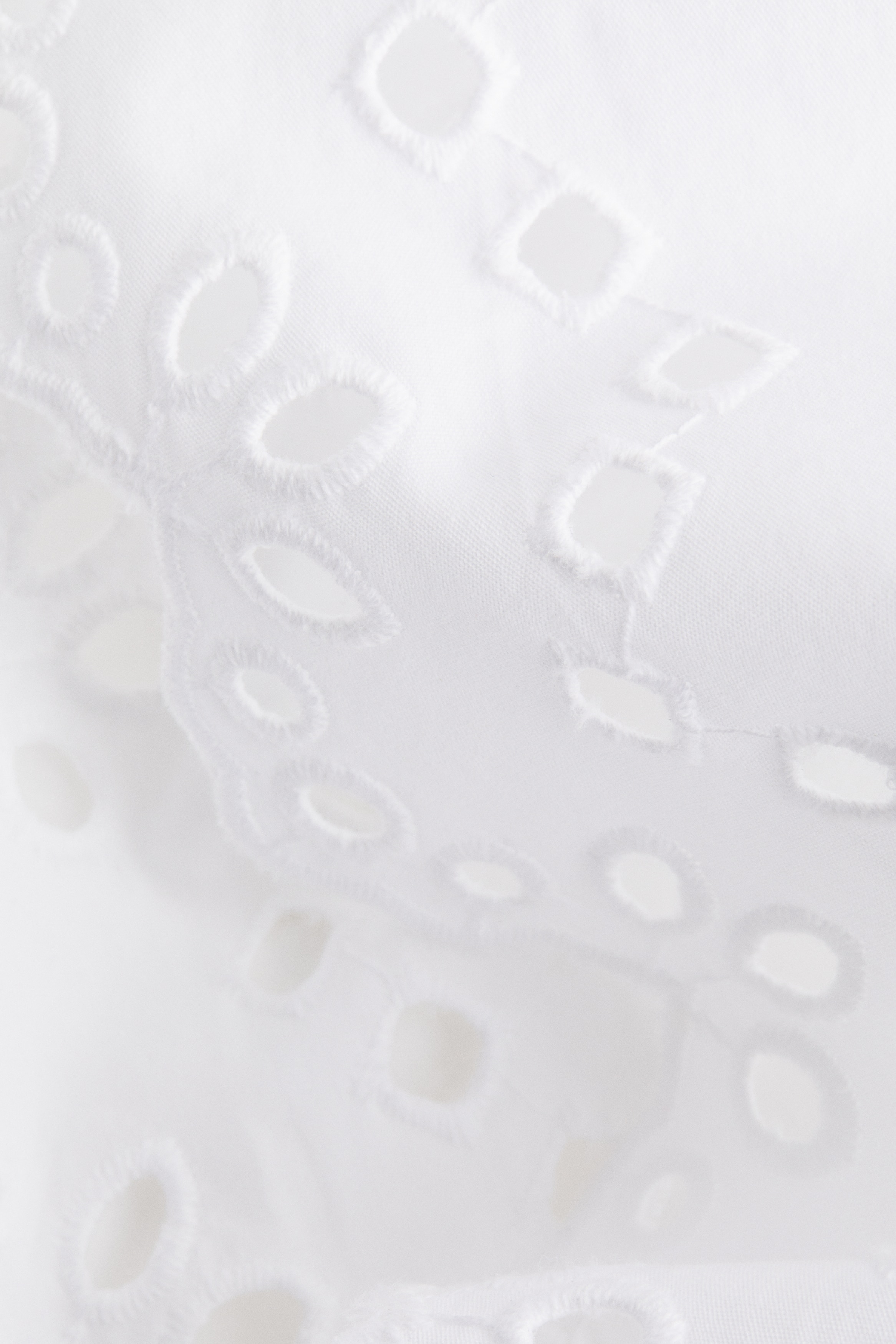 Broderie anglaise cotton blouse