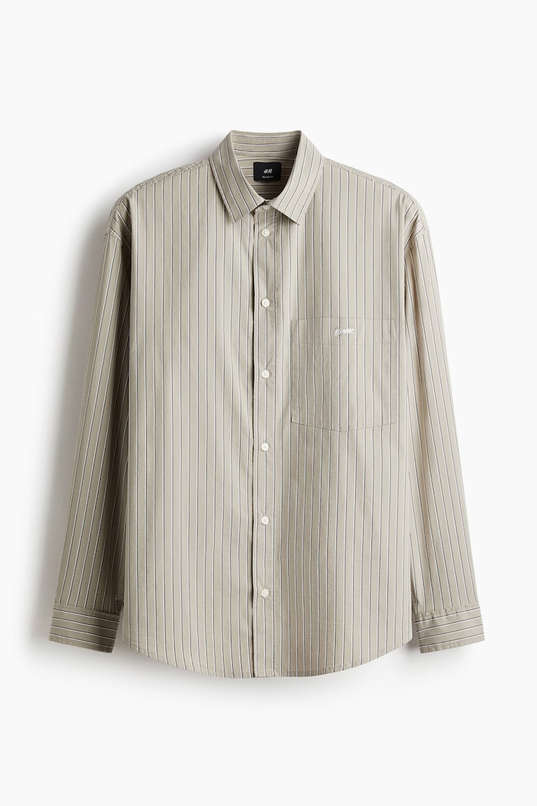 Košulja od puplina Loose Fit