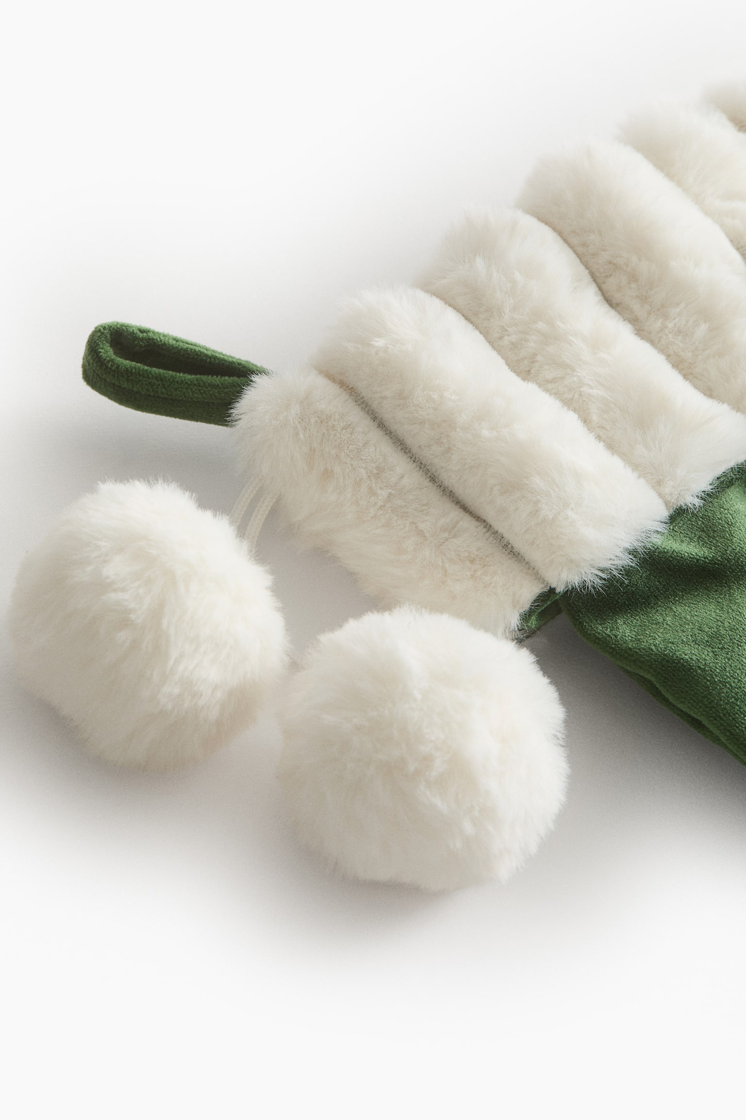 Чулки Christmas для детей — H&M, цвет: Тёмный зелёный — фото 3