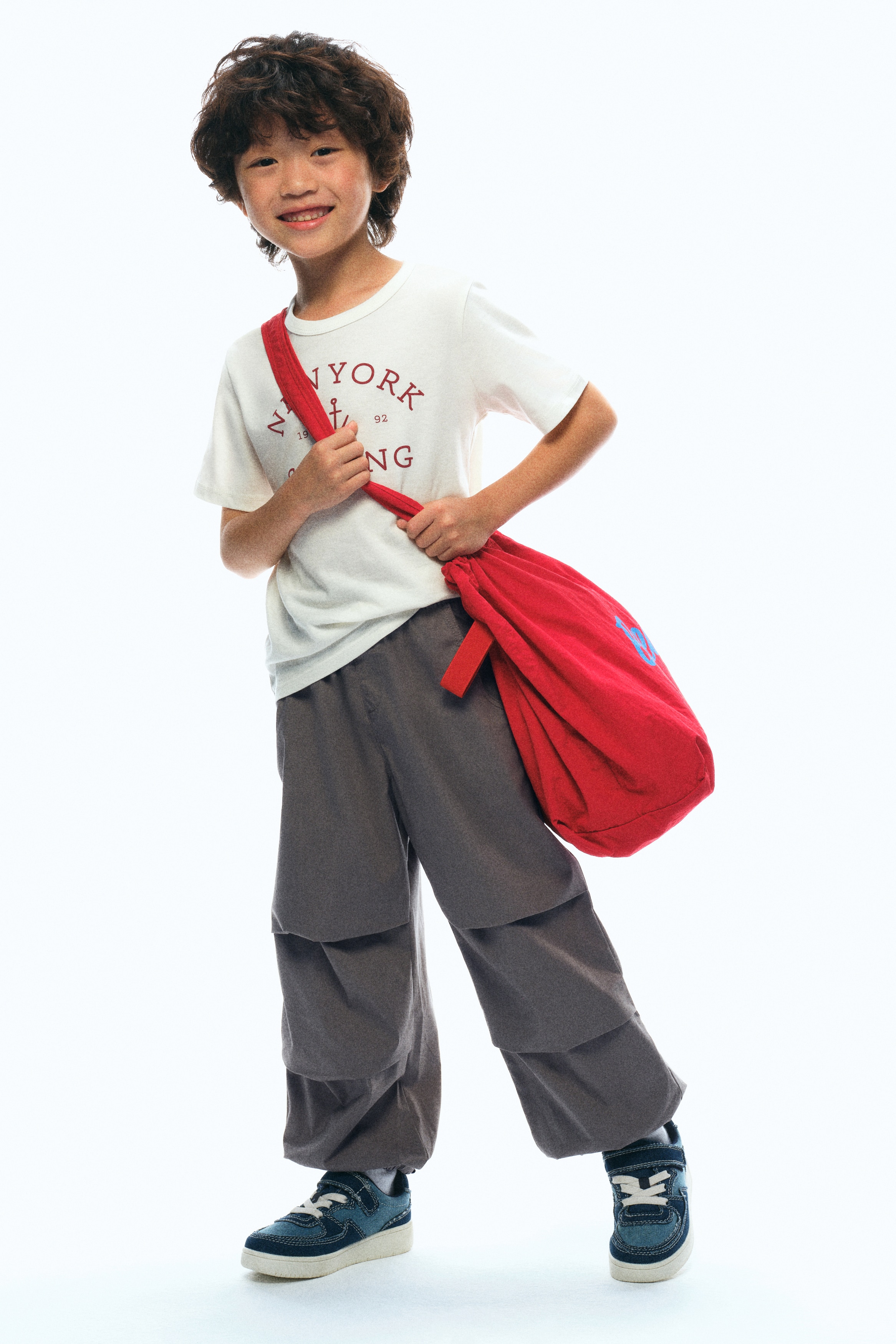 H & M - ルーズフィットジョガーパンツ - グレー H & M - ルーズフィットジョガーパンツ - グレー