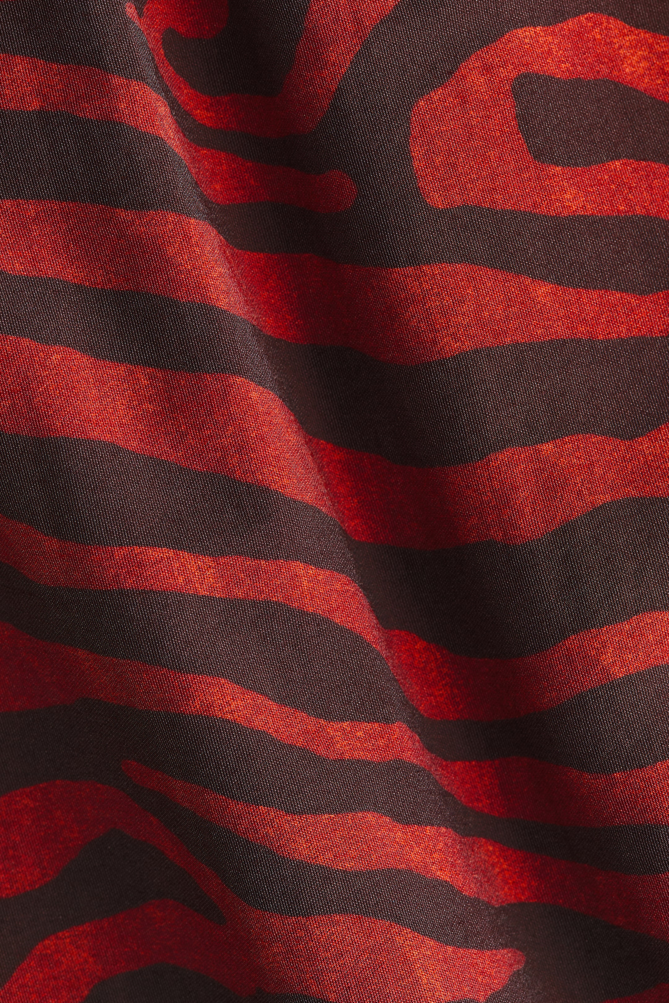 View larger image: Tie-neck dress - Red/Zebra print - Ladies | H&M IN 2