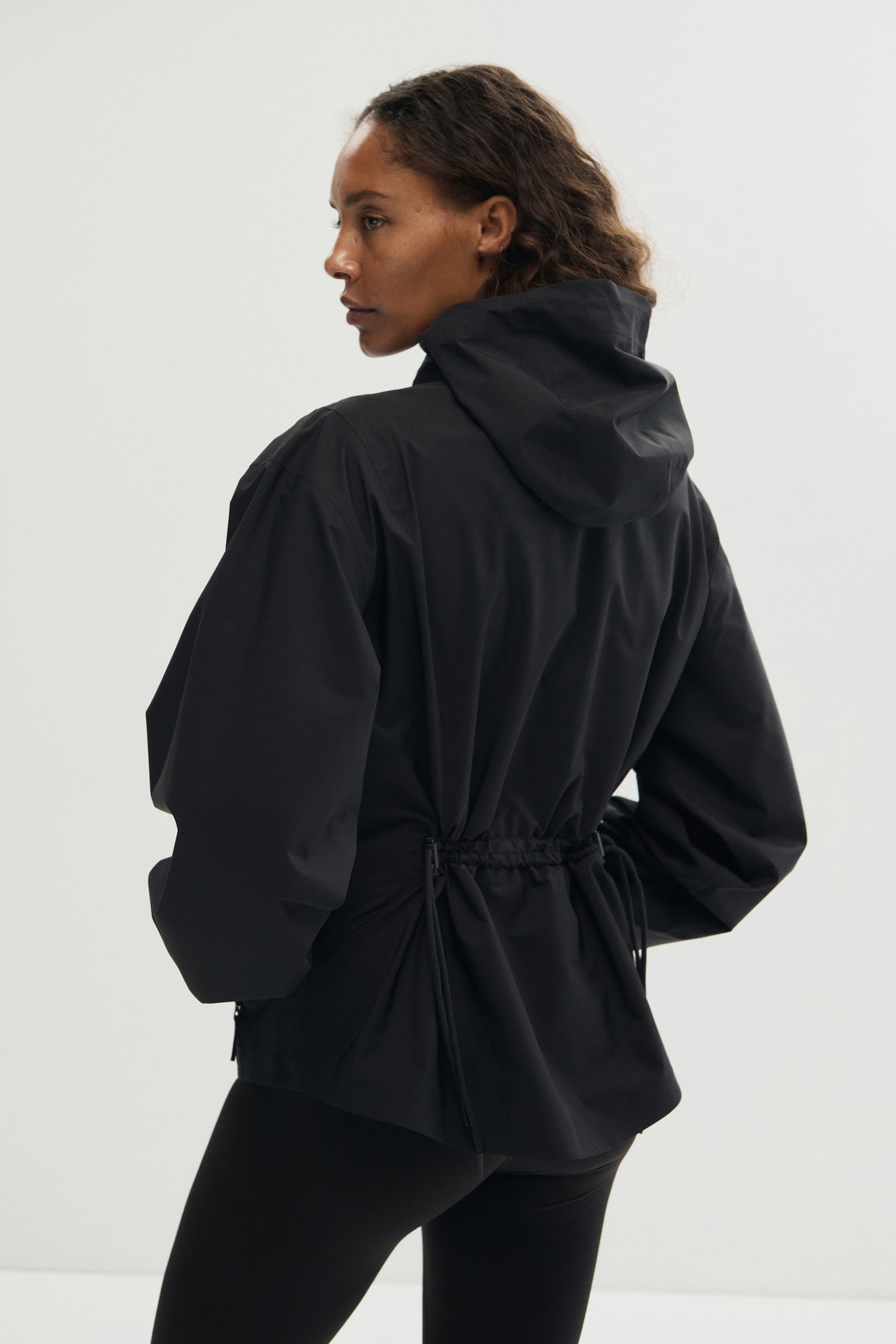Oversized Fit Rain jacket with StormMove™ - Black - 1