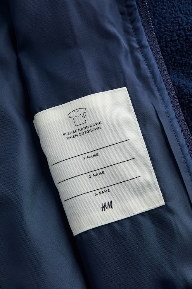 Teddy jacket - Navy blue/Brown/Leopard print/Beige/Block-coloured - 7