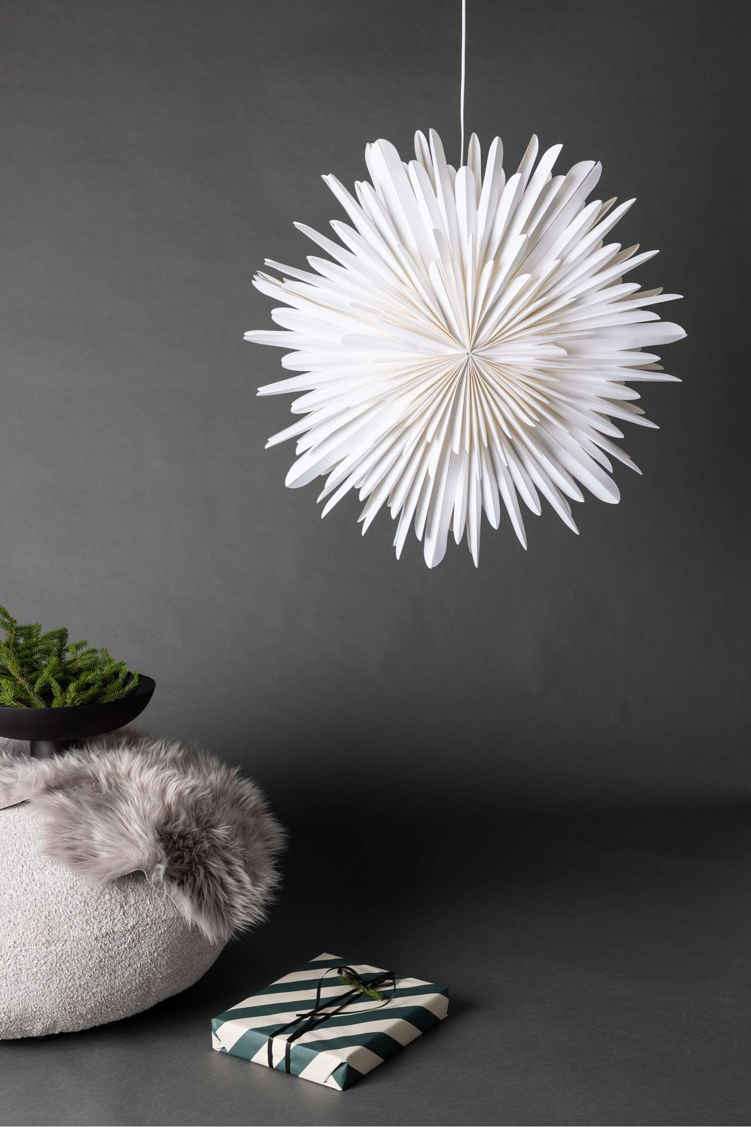 Sälen Weihnachtsbeleuchtung - Papier, Weiß