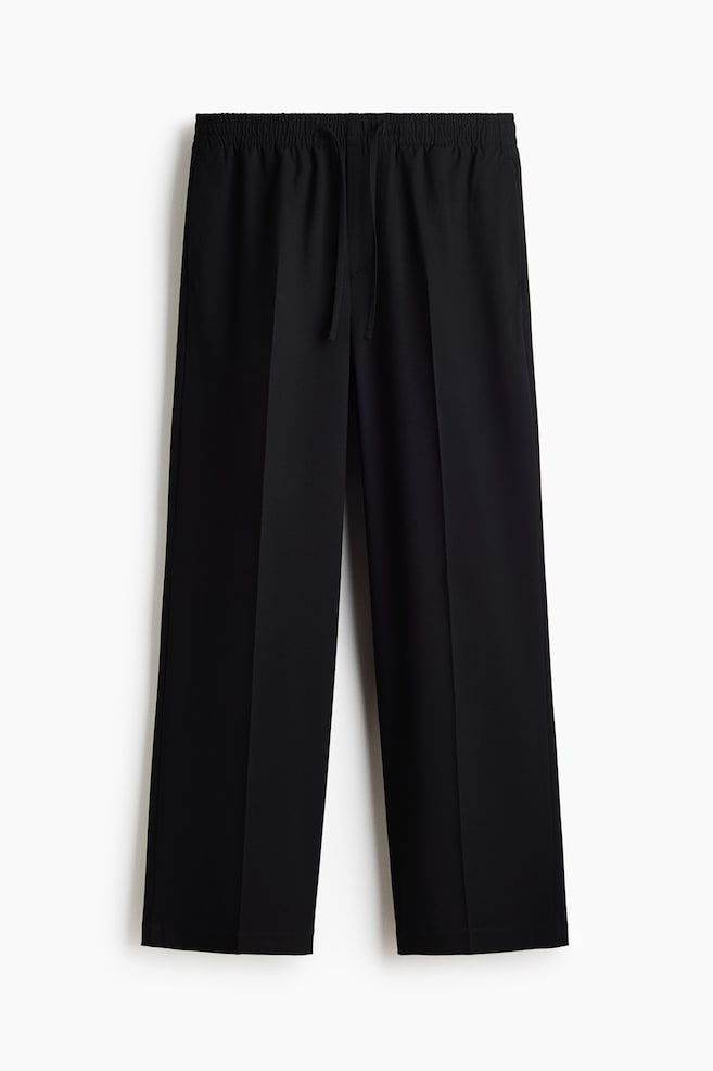 Hose in Loose Fit - Schwarz/Dunkelbraun/Beige - 1