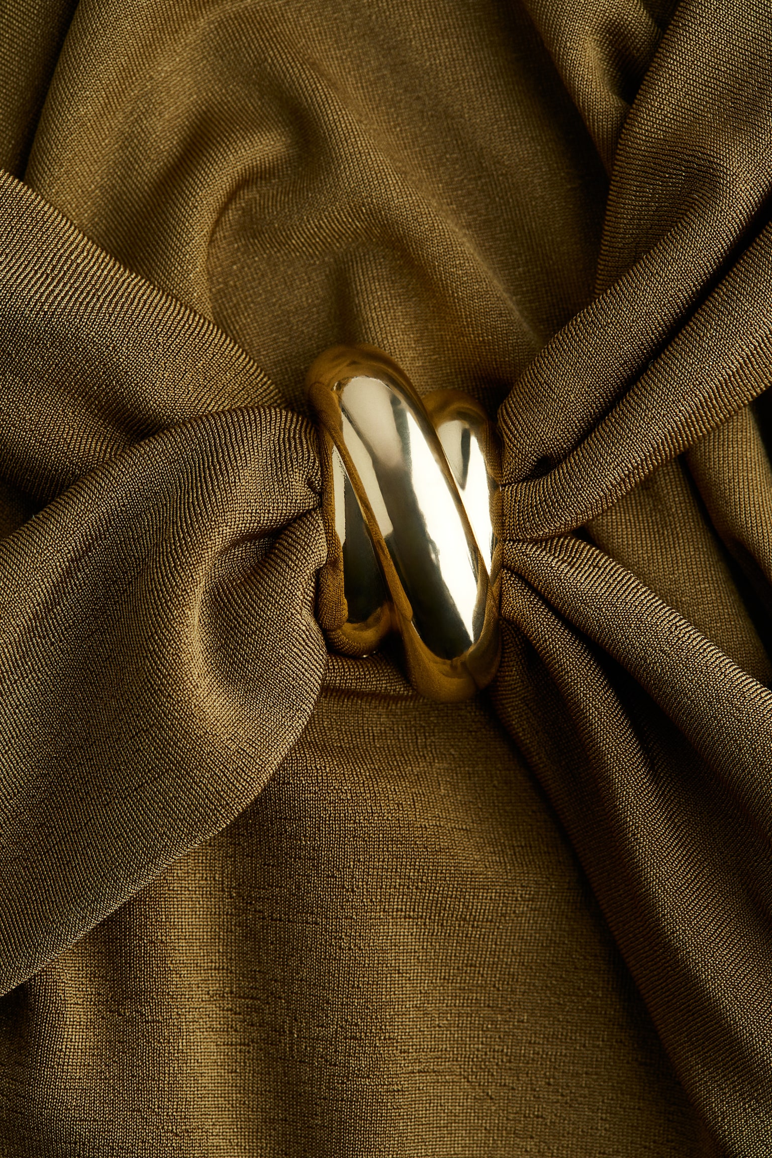 Metal Detaylı Üst - Zeytin yeşili/Paslı kahverengi - 7