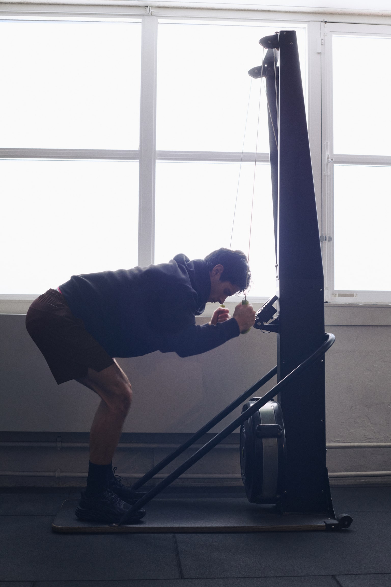 Sports shorts with DryMove™ - Dark brown/Black/Grey marl/Navy blue - 3