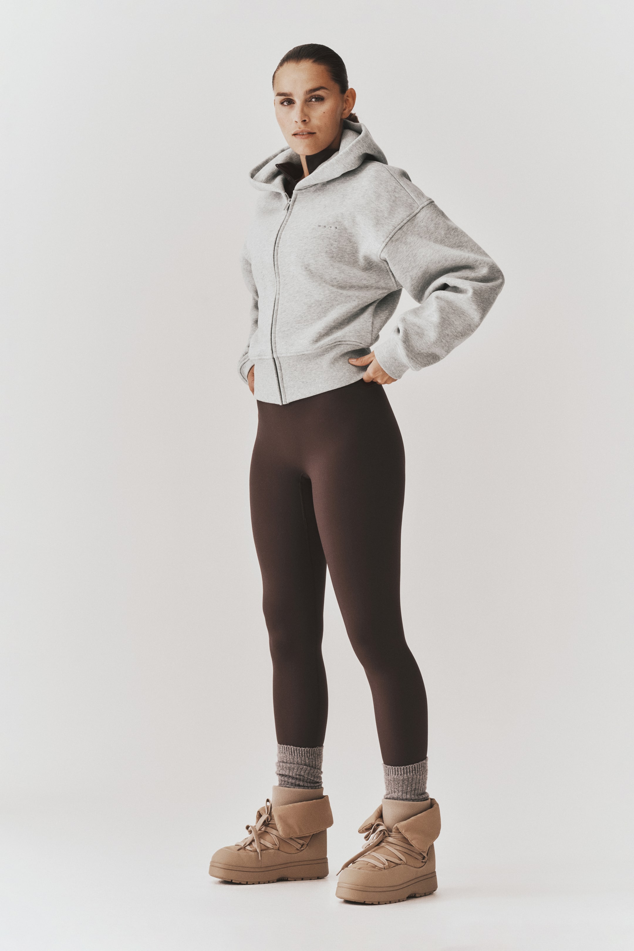 Short Hooded Activewear Jacket