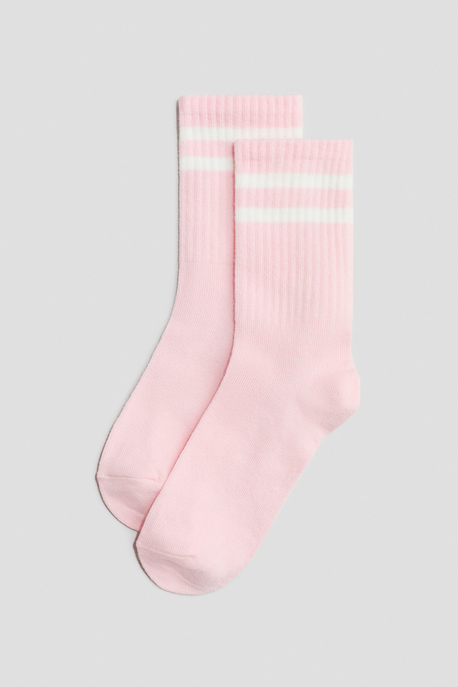 5-pack de calcetines - Rosa claro/Corazones/Crema/Morado/Blanco/Lila/Rayado/Rosa claro/Azul claro - 3