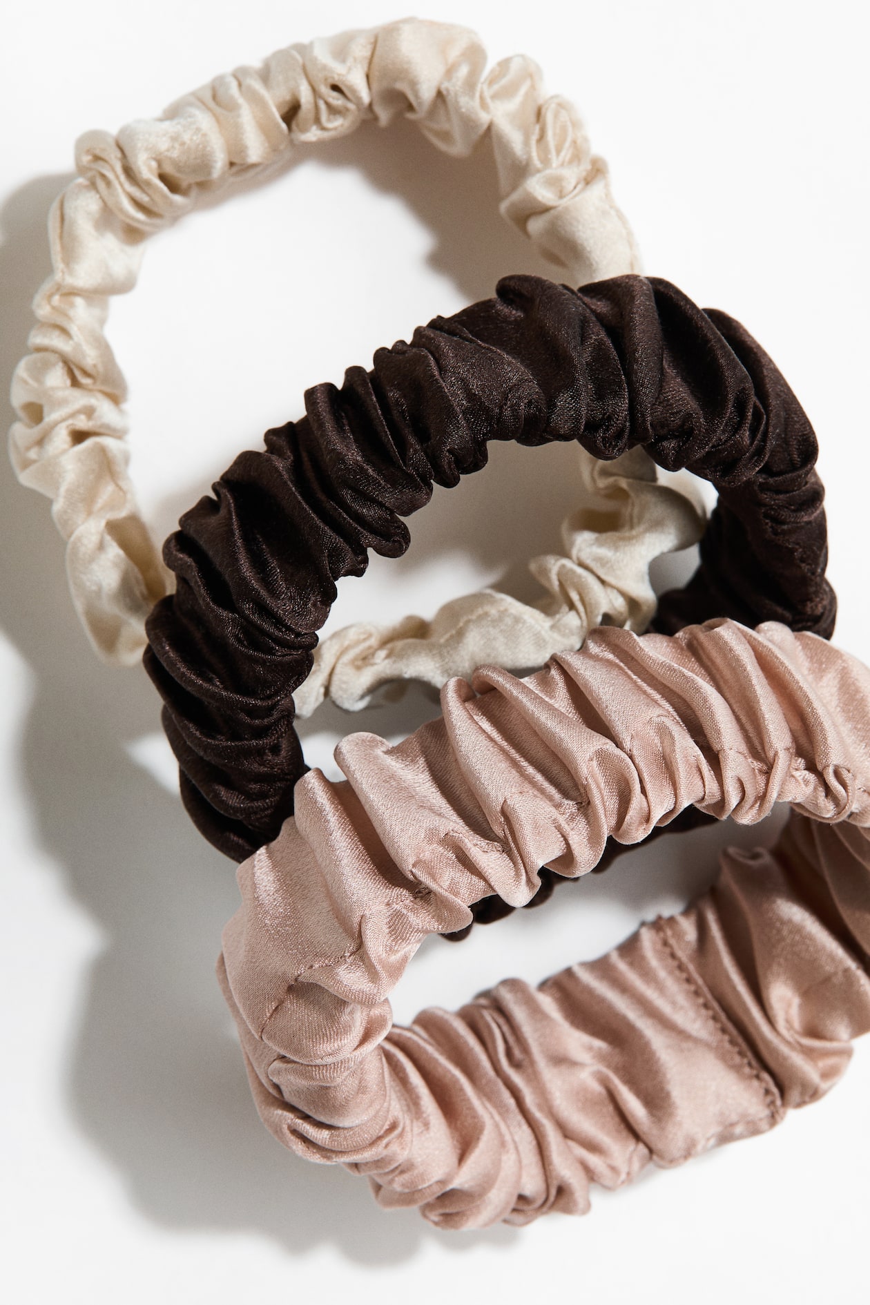 3-Pack Silk Scrunchies - image 2