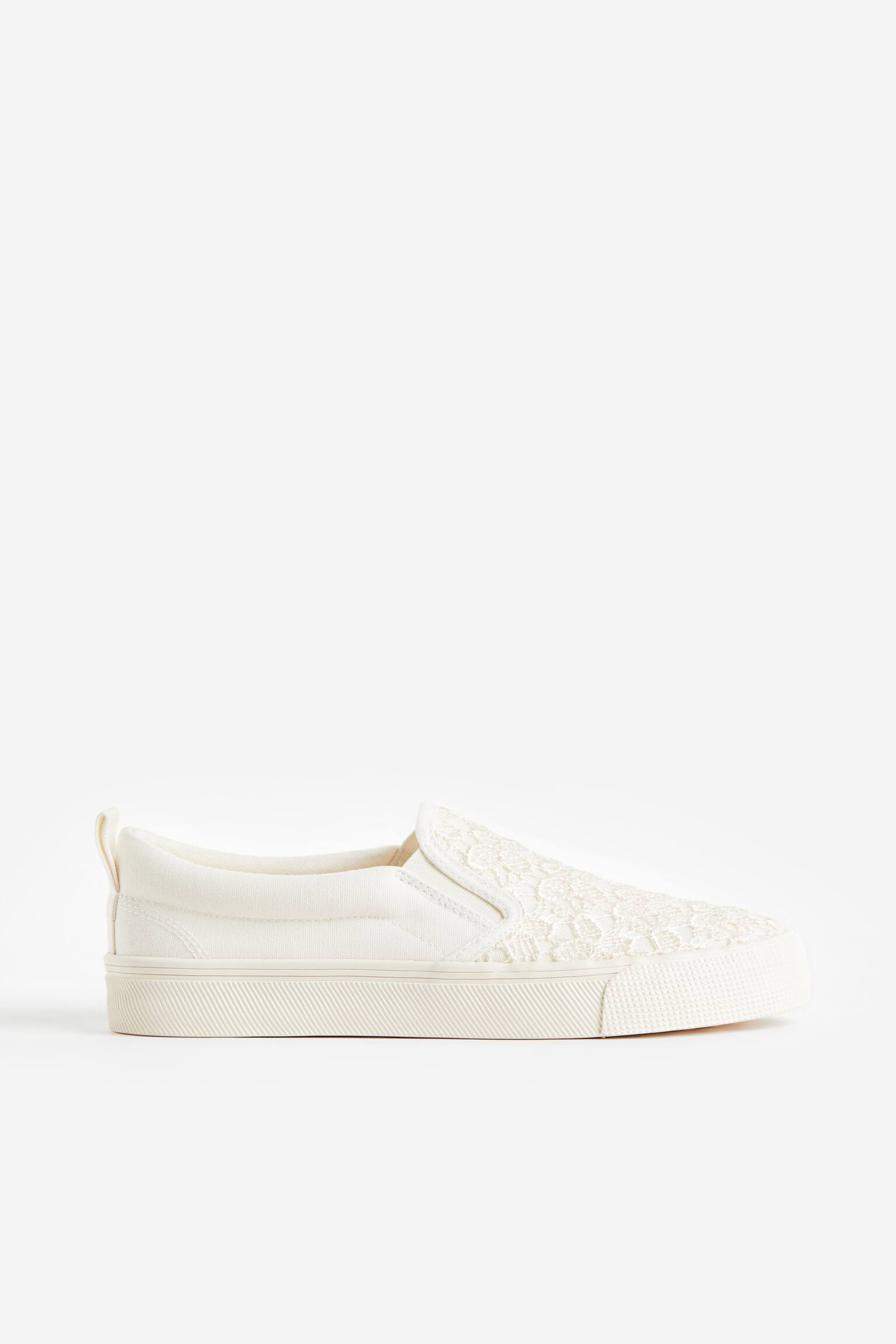 Slip On Sneakers - White - 3