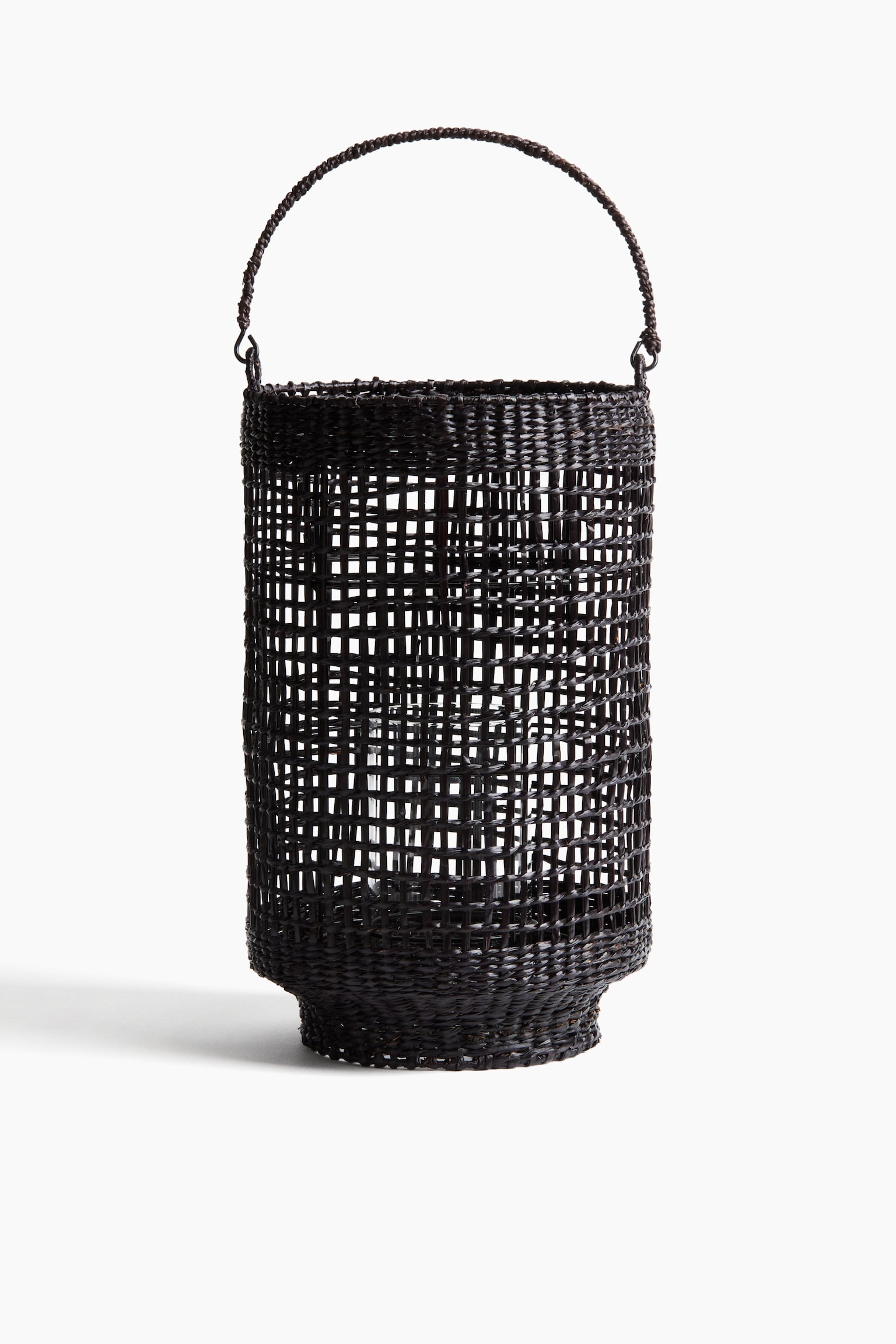 Extra-large seagrass lantern - Dark brown - 1