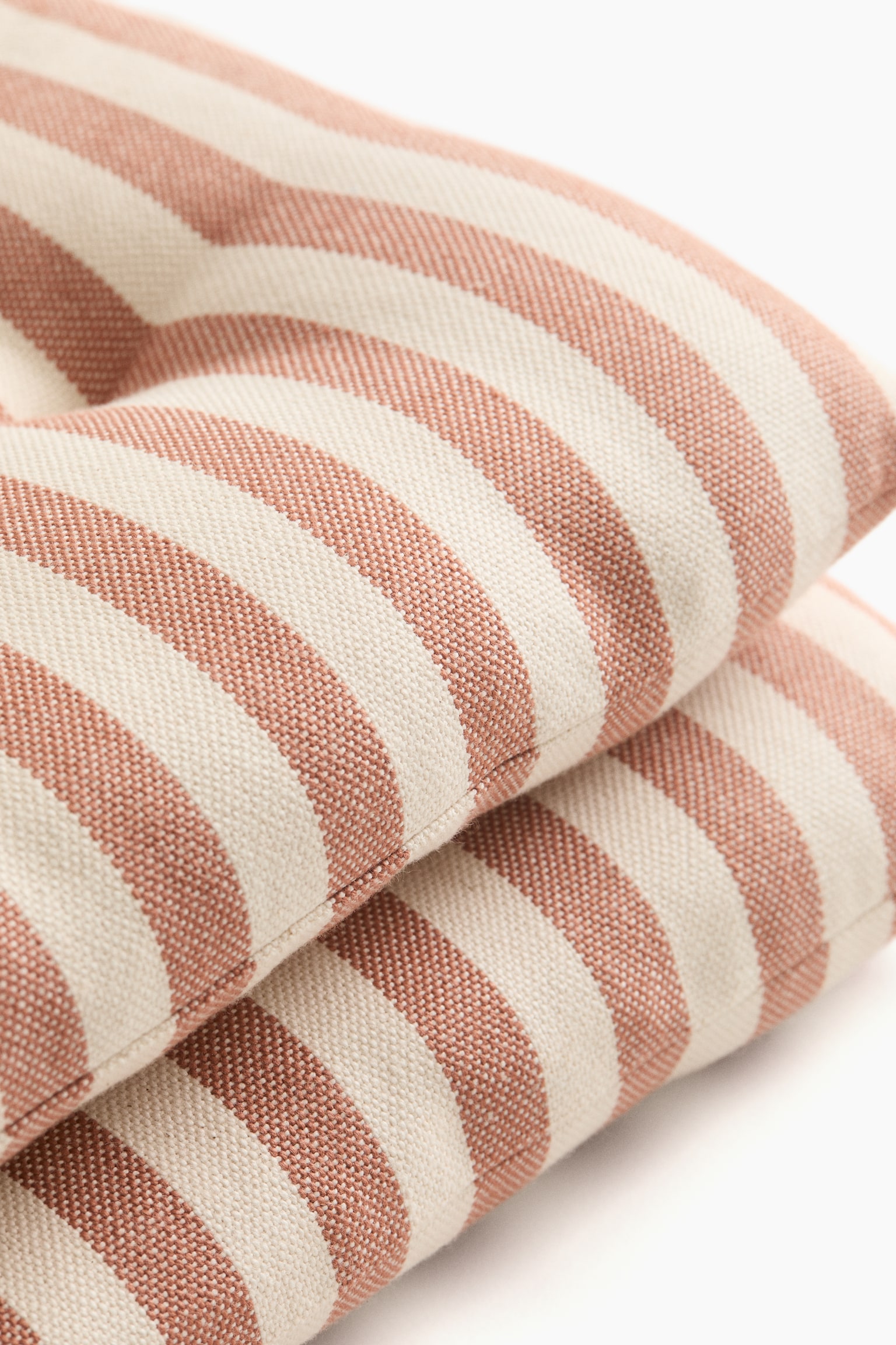 2-pack outdoor seat cushions - Orange/Striped/Khaki green/Striped/Blue/Striped/Yellow/Striped/Dark grey/Striped/Beige/Striped - 2