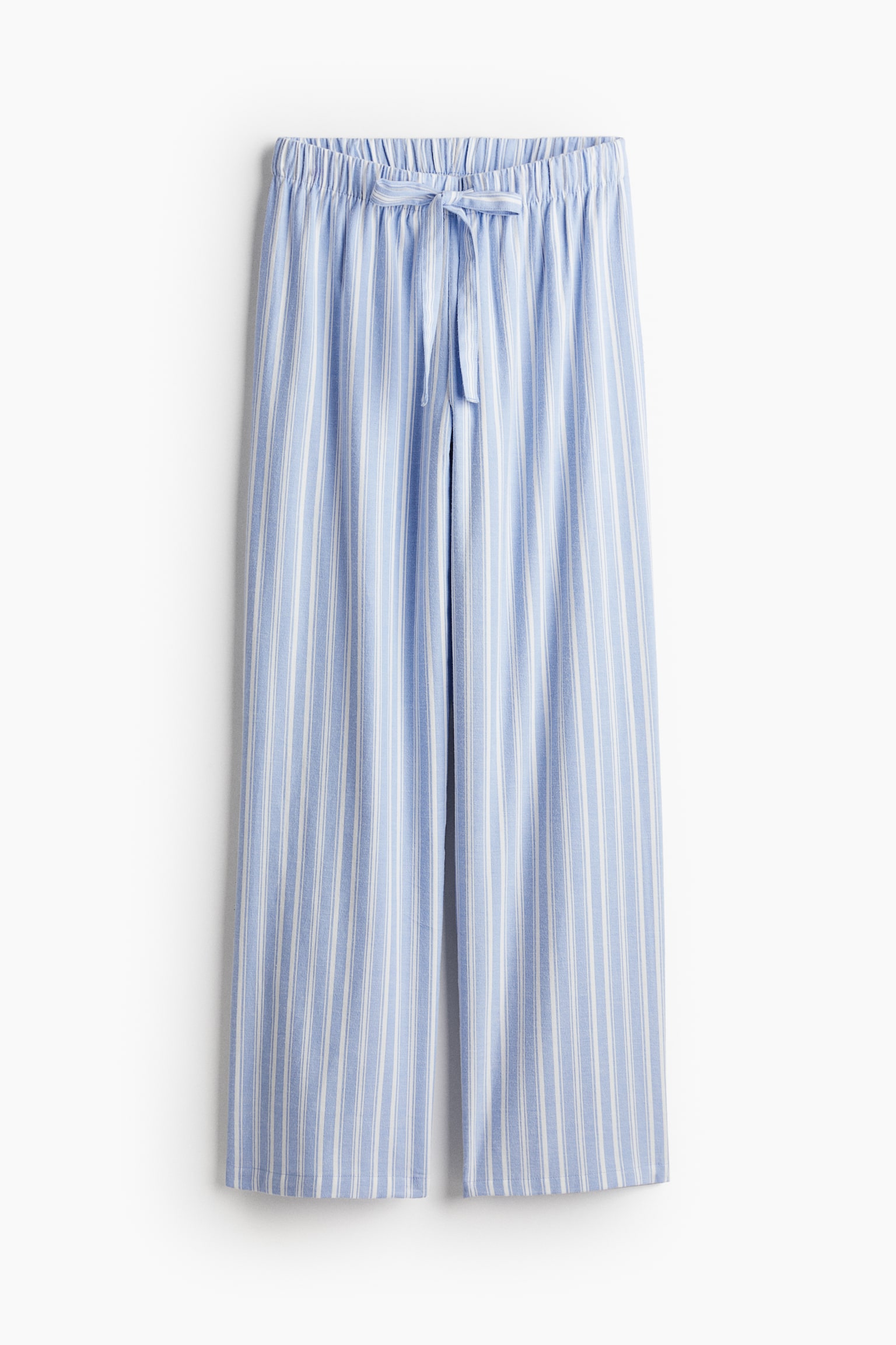 Flannel pyjama bottoms - Light blue/Striped/White/Blue checked/Black/Checked/White/Light grey striped/Navy blue/Green checked/White/Light pink striped/Black/White checked/White/Checked - 2