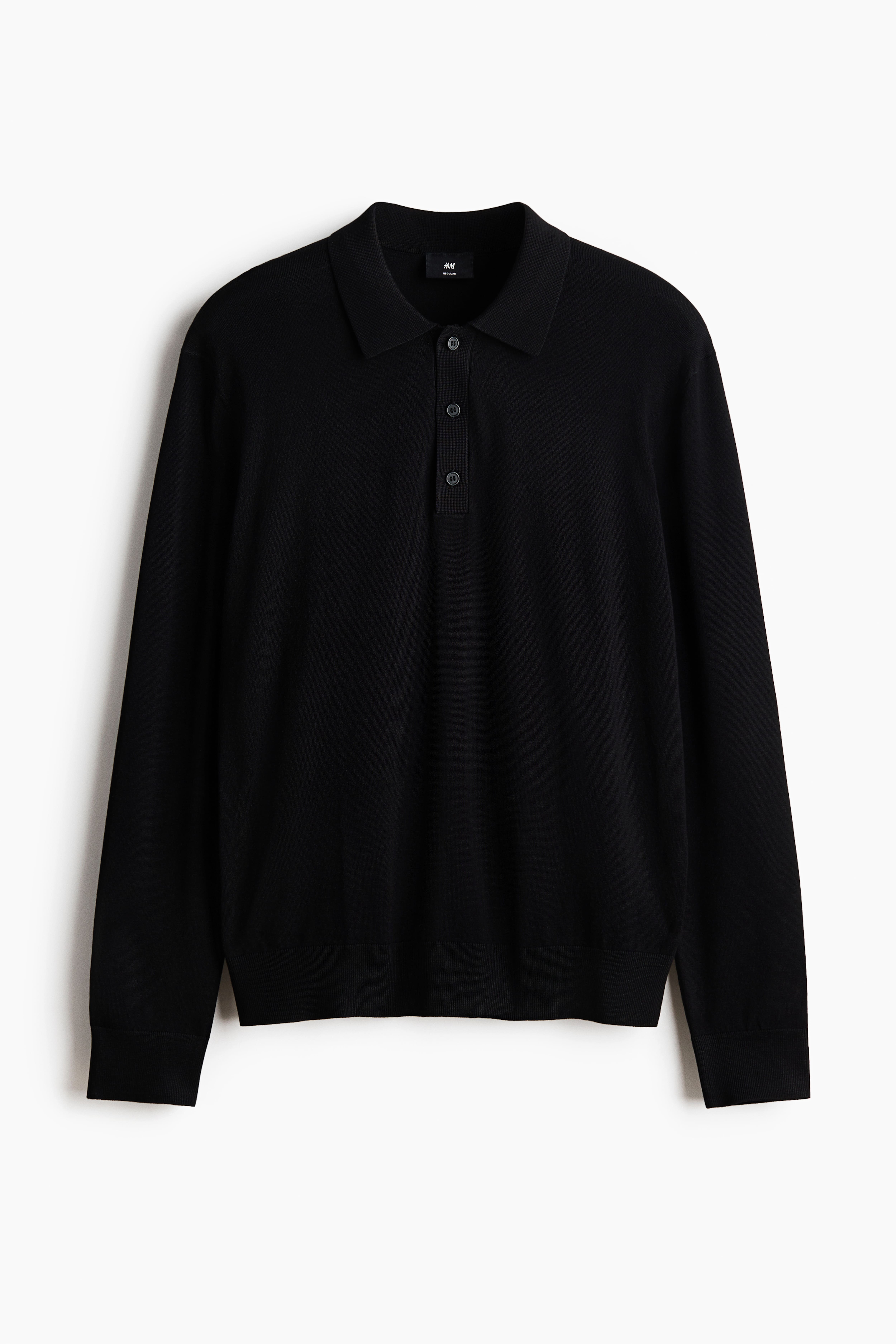 Regular-Fit Knit Polo Shirt