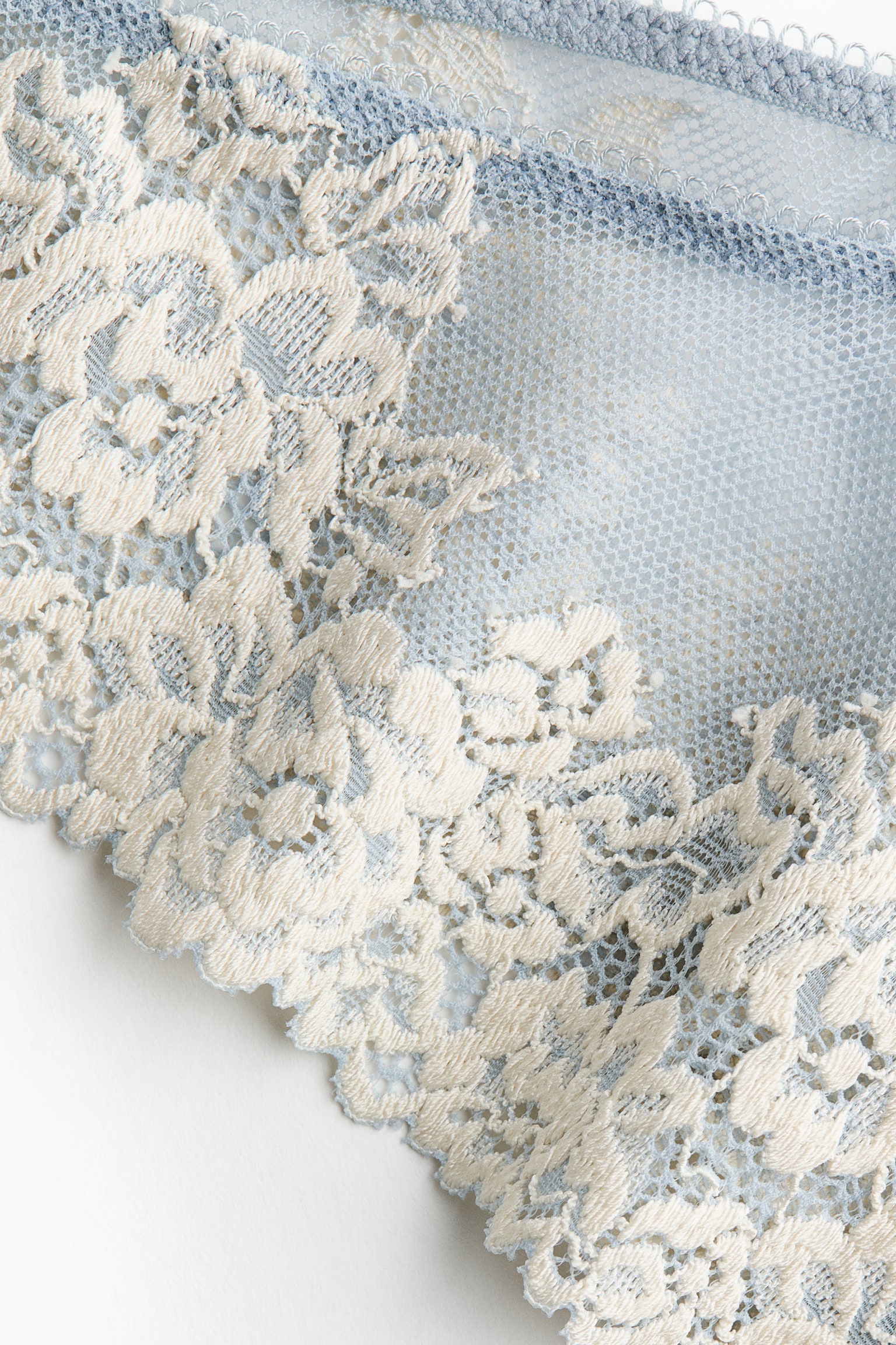 2-pack lace Brazilian briefs - Light blue/Cream/Light pink - 5