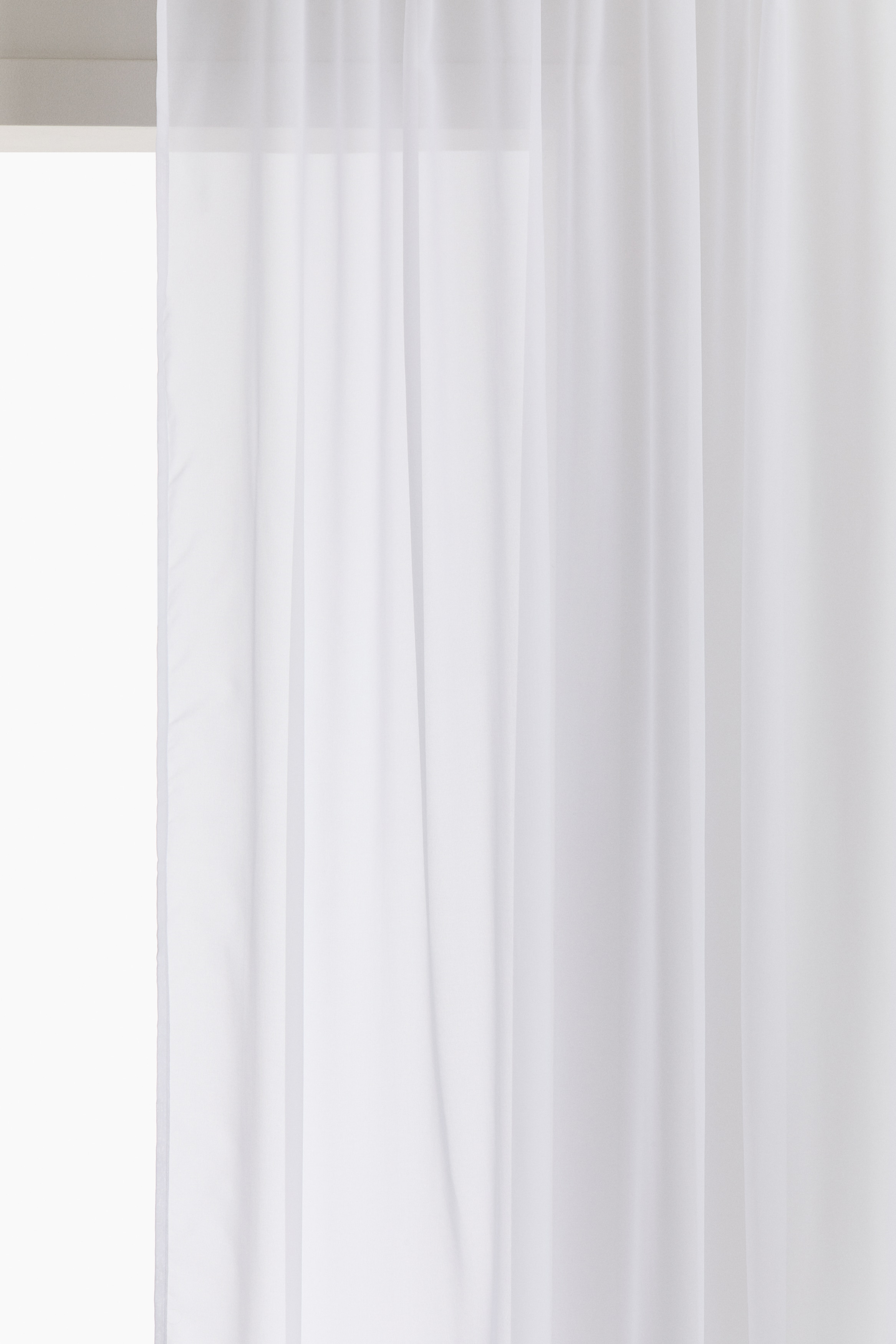 H&M Home  - 2-pack curtain lengths - White - size: 140x250