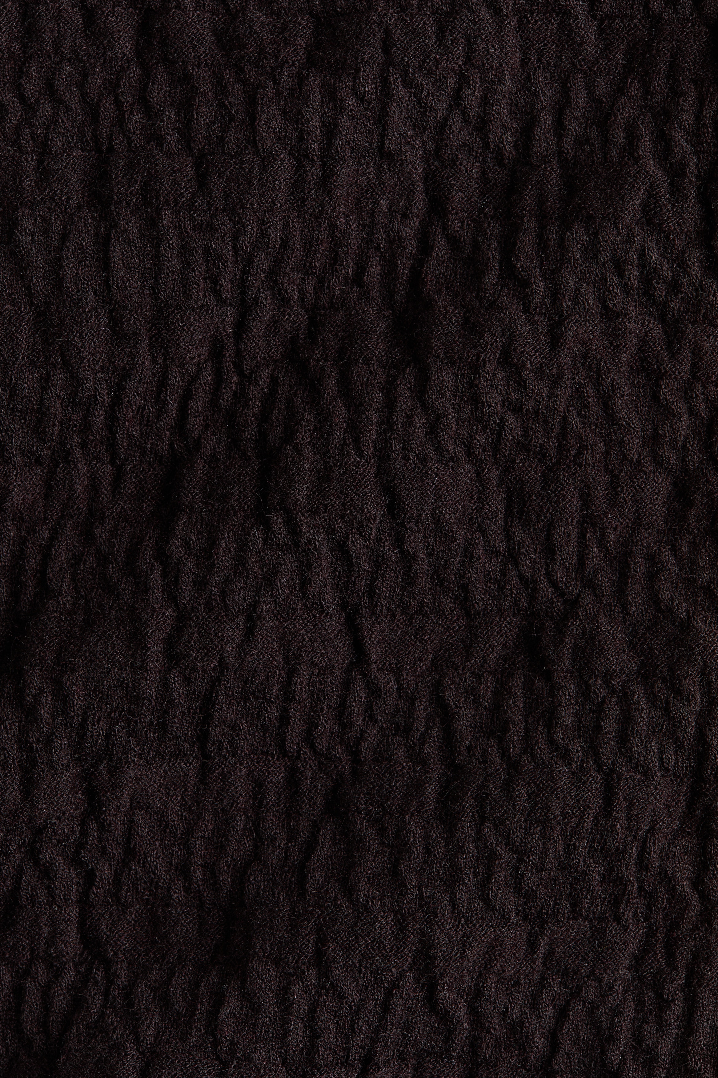Textured-knit top