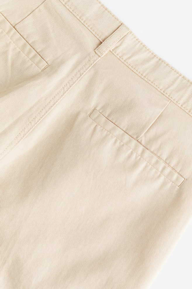 Relaxed Fit Chinos - Lys beige/Sort - 5