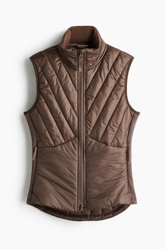 Sportweste mit ThermoMove™ - Hellbraun/Schwarz - 1