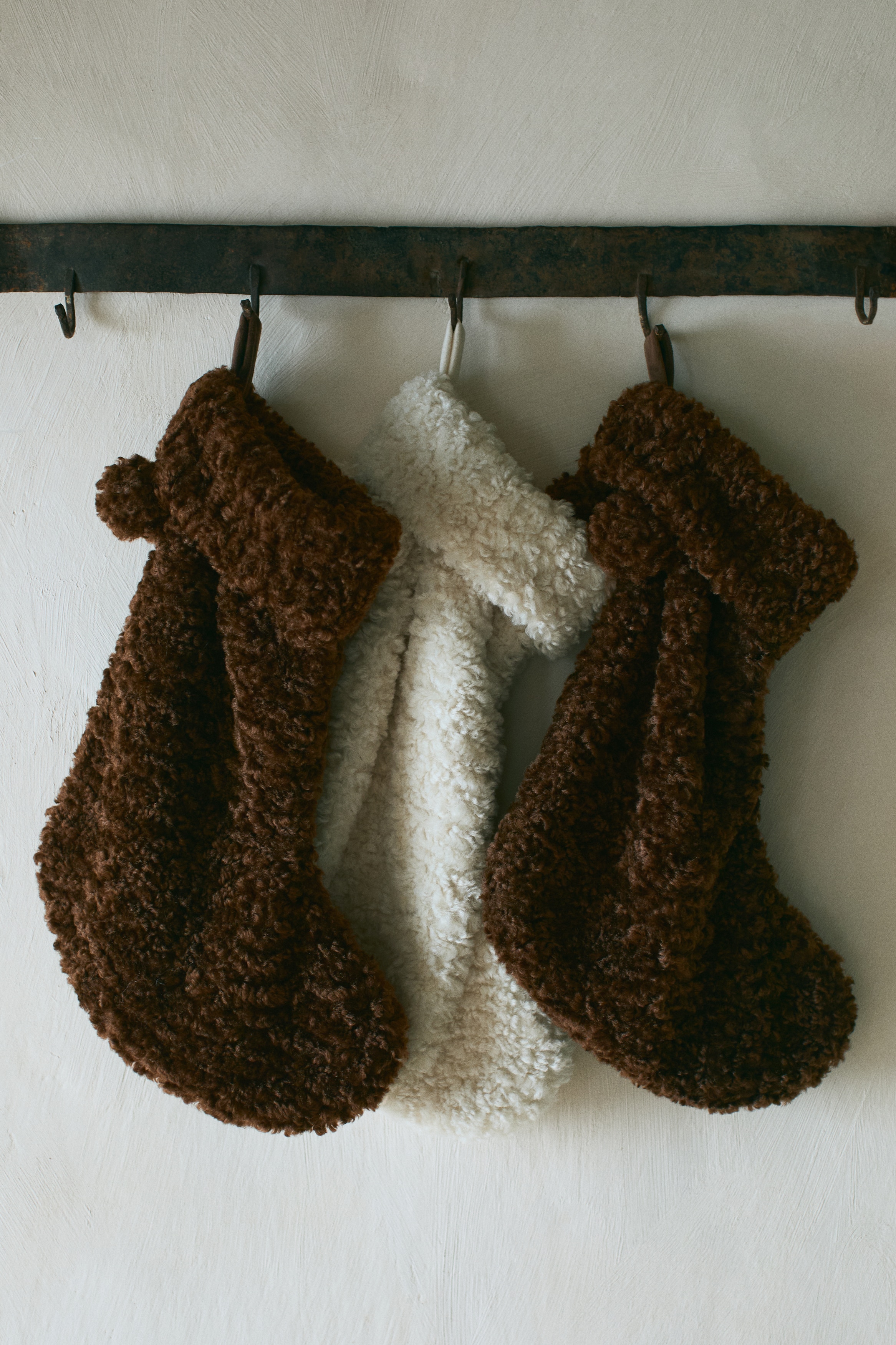 Julstrumpa i pile - Brun