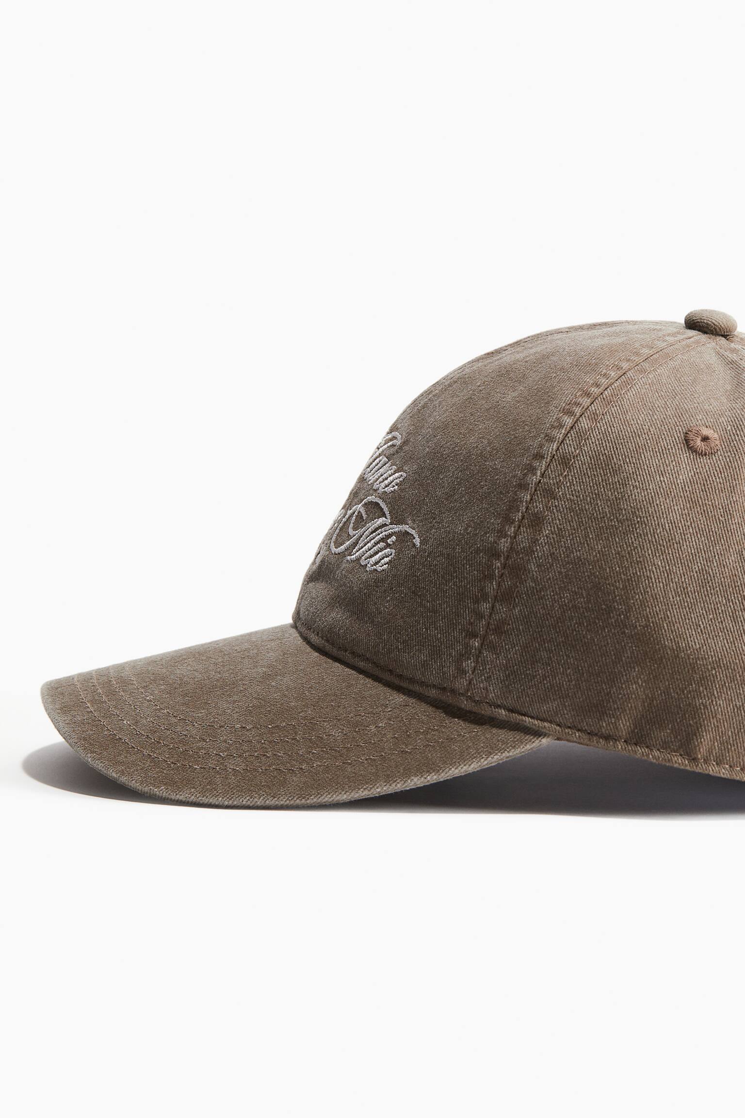 Embroidered-motif twill cap - Greige/Milano/Beige/Lake Como/Light denim blue/Le Marais - 2