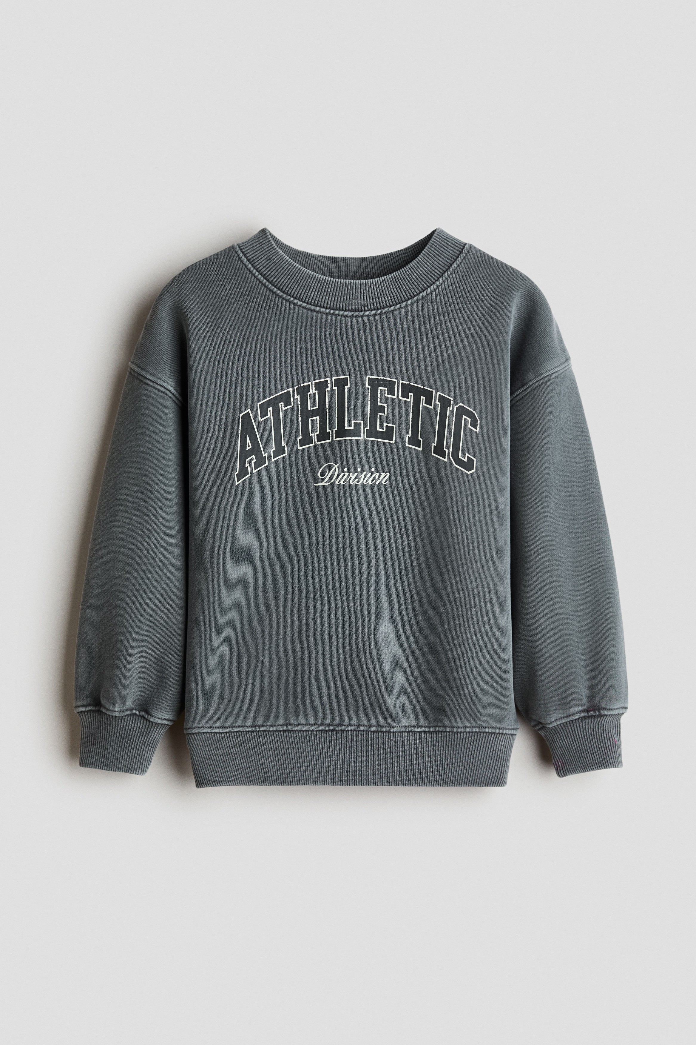 Motif-detail sweatshirt - Grey/Athletic/Dark red/Champs