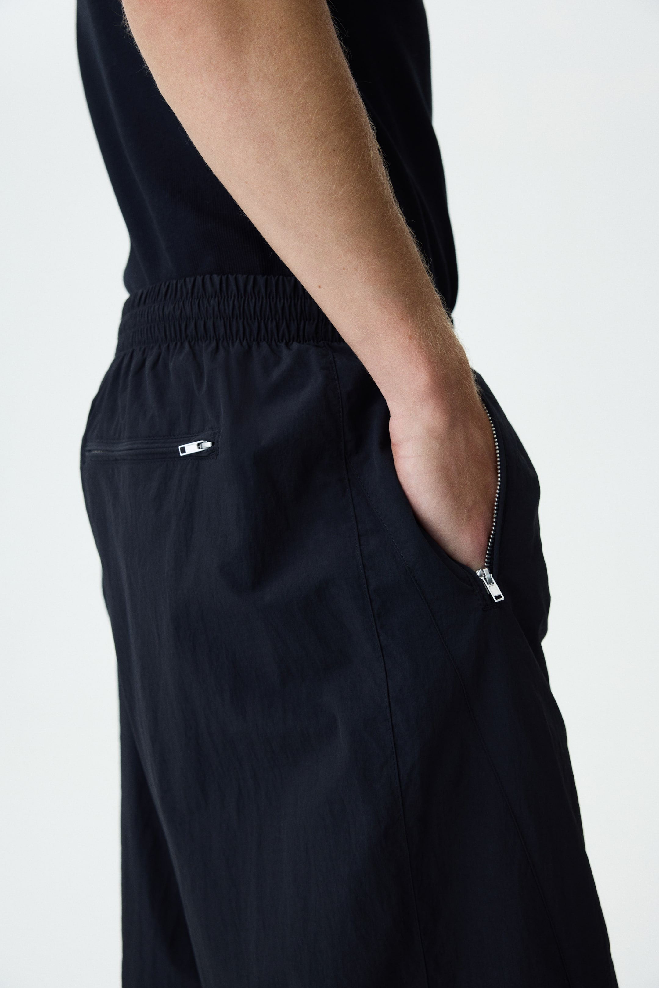 Pantalon de survêtement ample en nylon
