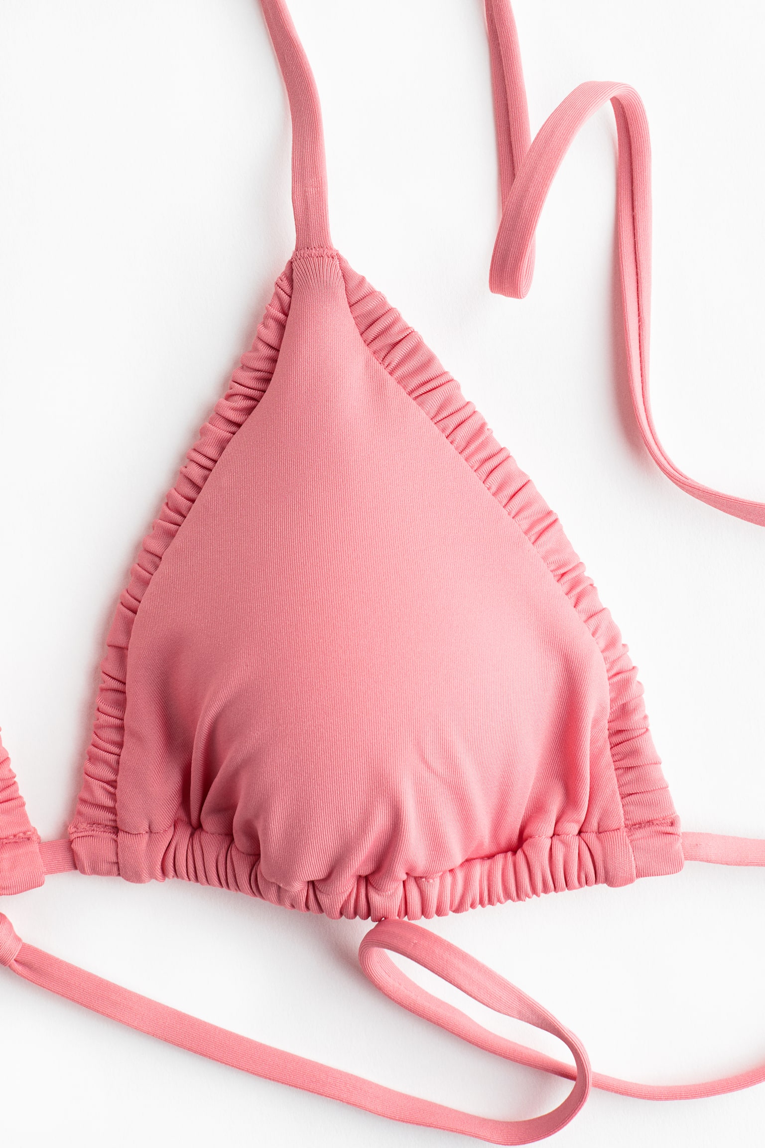 Top de bikini triangular con relleno - 5
