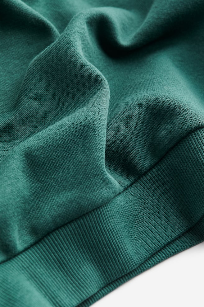 Sweatshirt - Dark green/Light grey marl/Light dusty blue/Black - 5