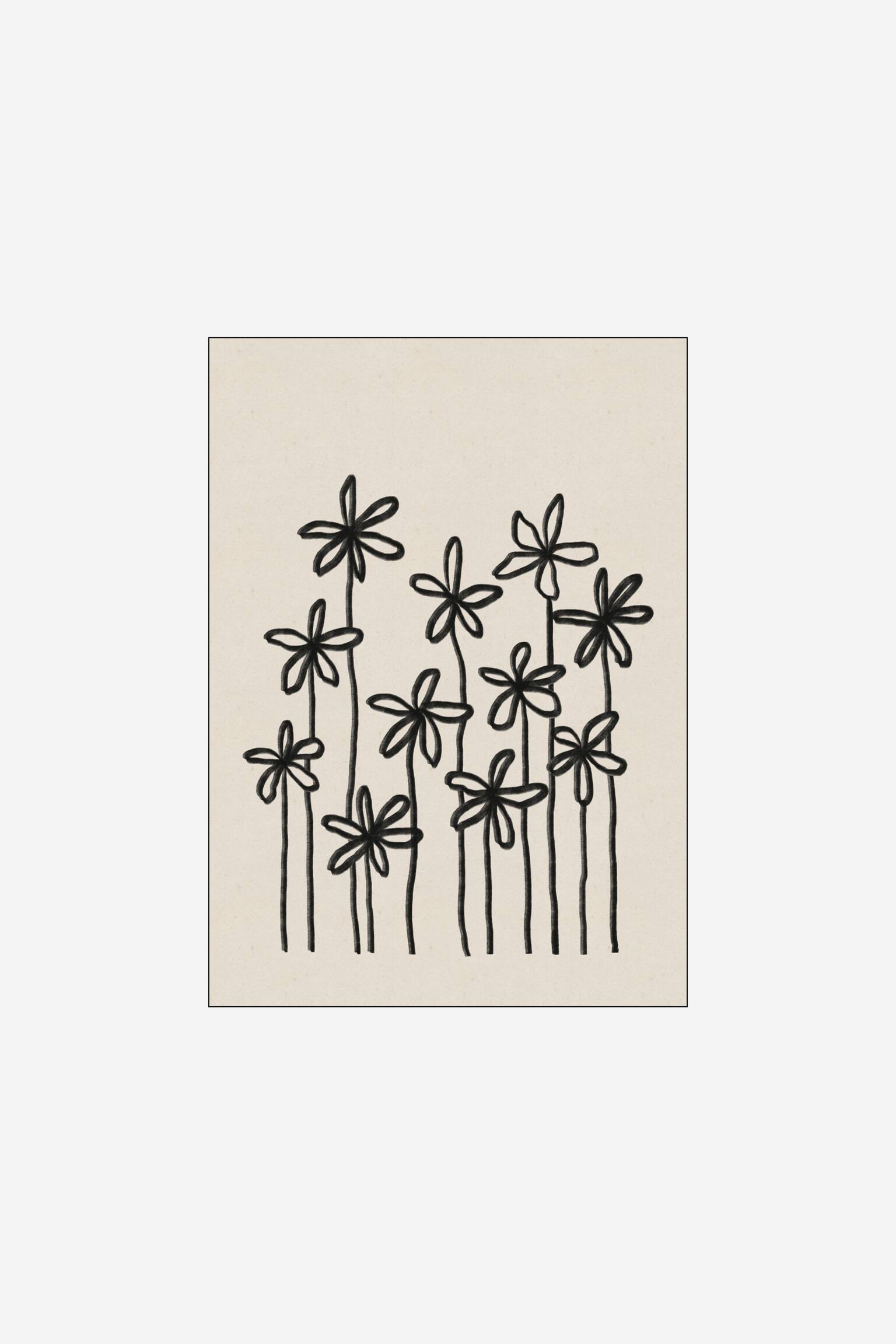 Alisa Galitsyna - A Field Of Flowers - Beige/schwarz - 1