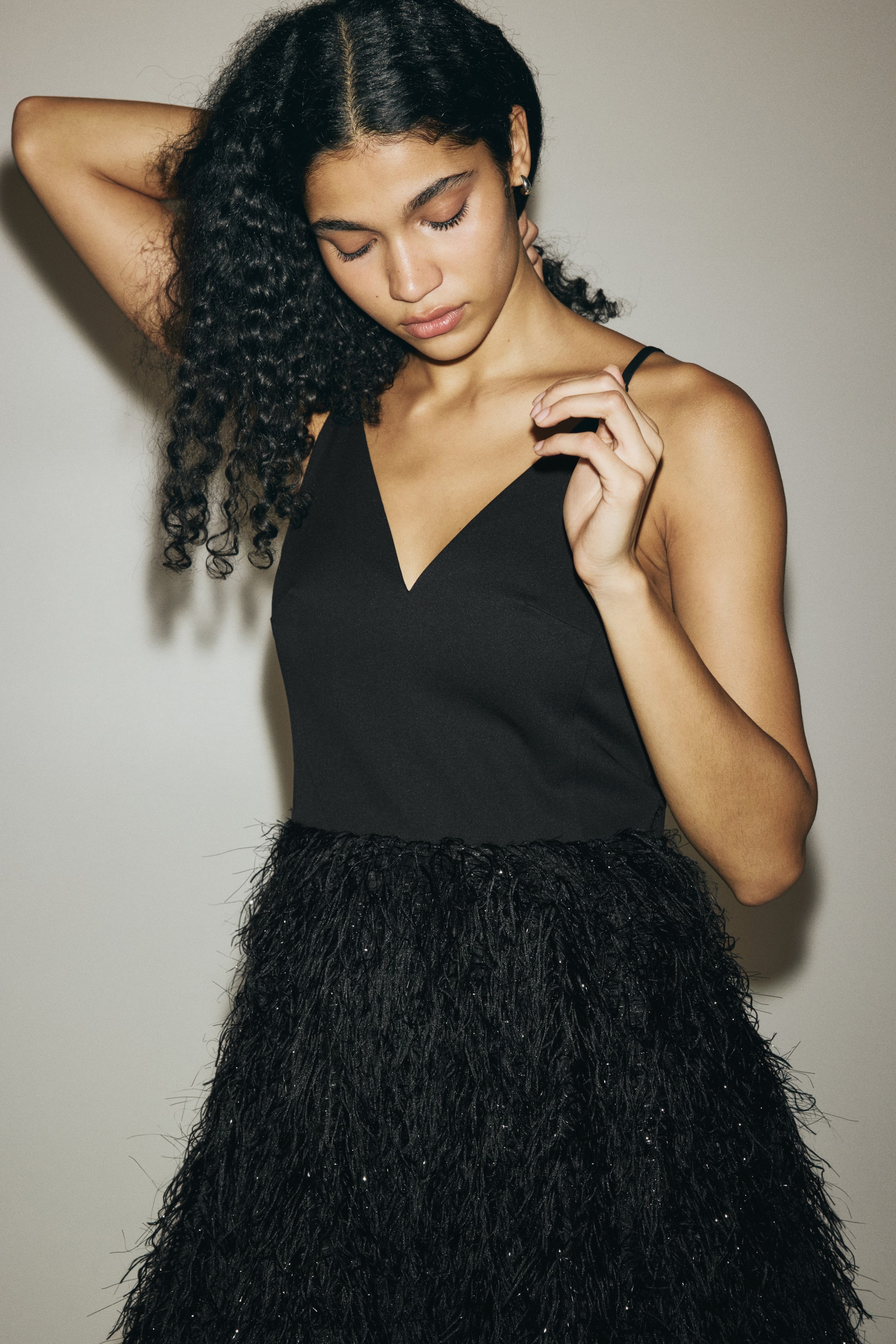 Ampliar la imagen: Circle-skirt strappy dress - Black - Ladies | H&M MX 2