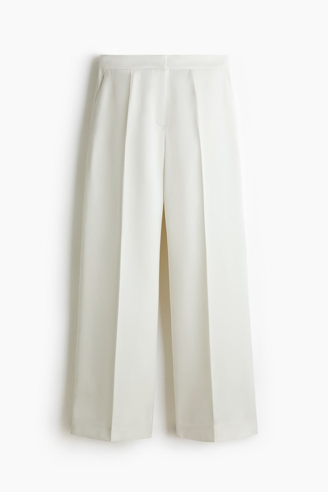 Pantalón amplio - Blanco/Rojo - 1