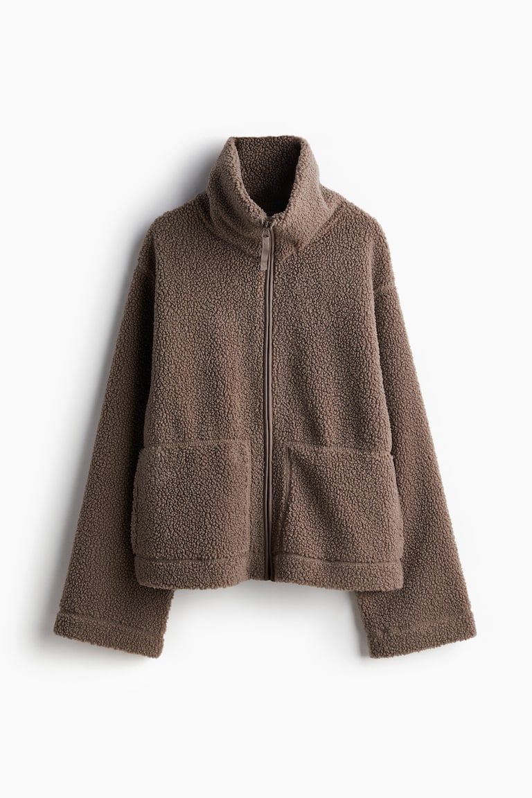 ボアジャケット - ブラウン - レディース | H&M JP