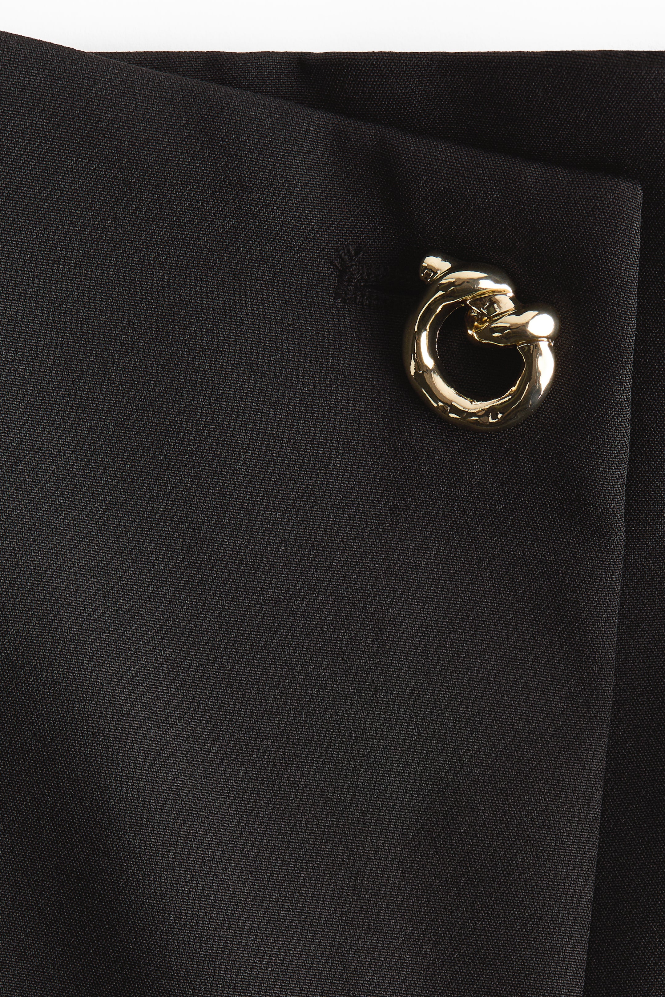 View larger image: Wrap Skort - Black - Ladies | H&M US 5